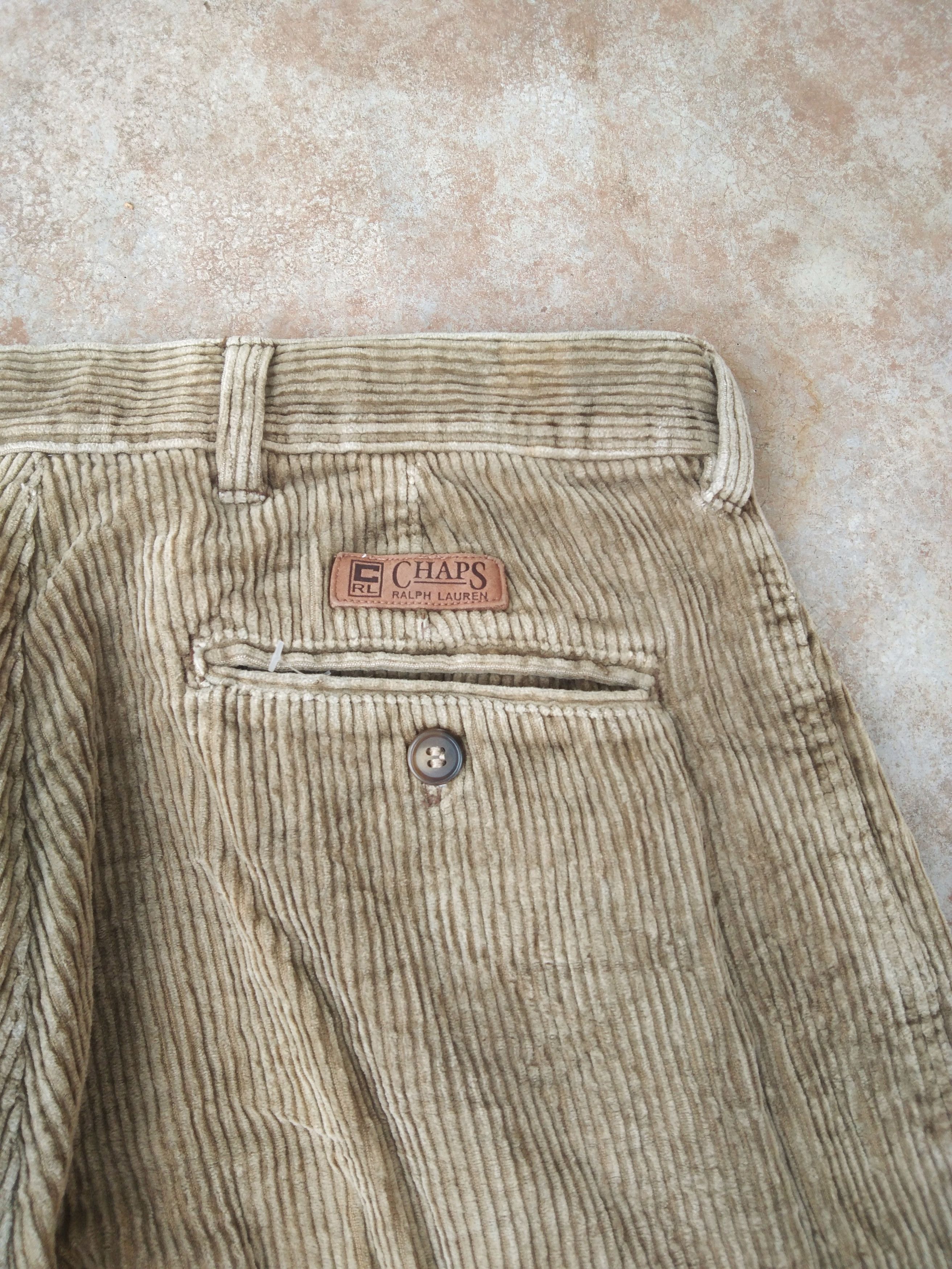 Chaps Ralph Lauren Vintage Chaps Ralph Lauren Loose Corduroy Pants 31x32 Size US 31 - 5 Thumbnail