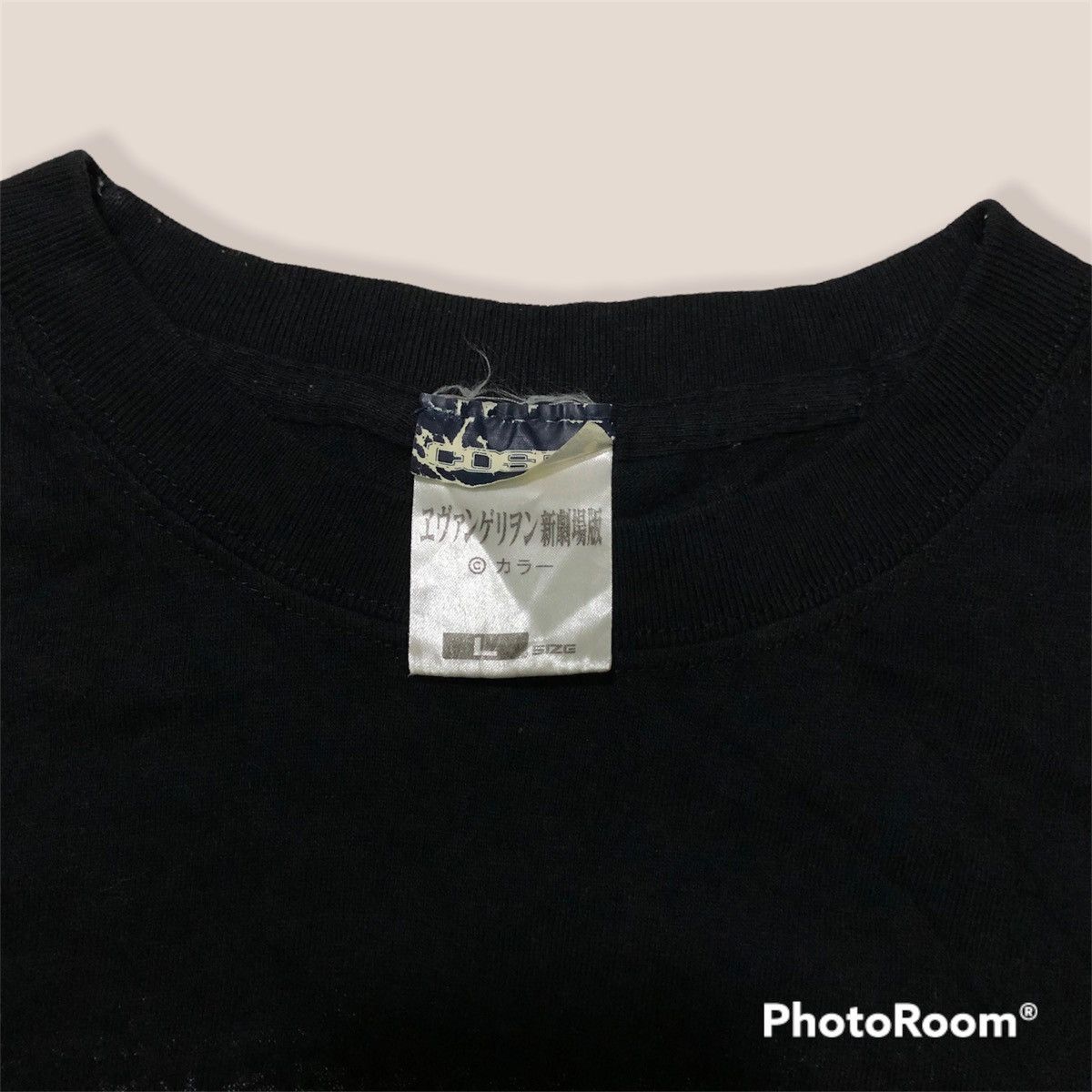 Anime × Cartoon Network × Japanese Brand Anime Neon Genesis Evangelion 'dont run away' Manga Tee Size US L / EU 52-54 / 3 - 6 Thumbnail