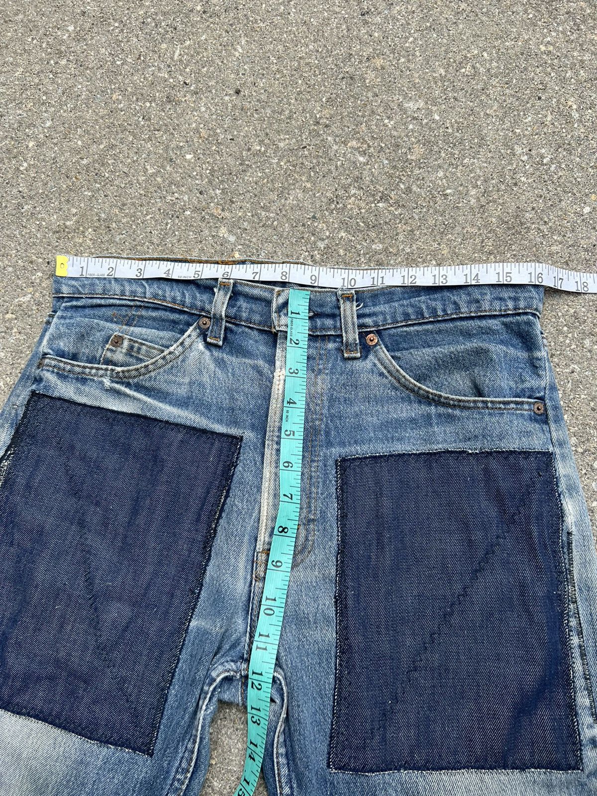 Levi's Vintage 80s Levi’s 505 Orange Tab Denim Trashed Jeans Size US 32 / EU 48 - 2 Thumbnail