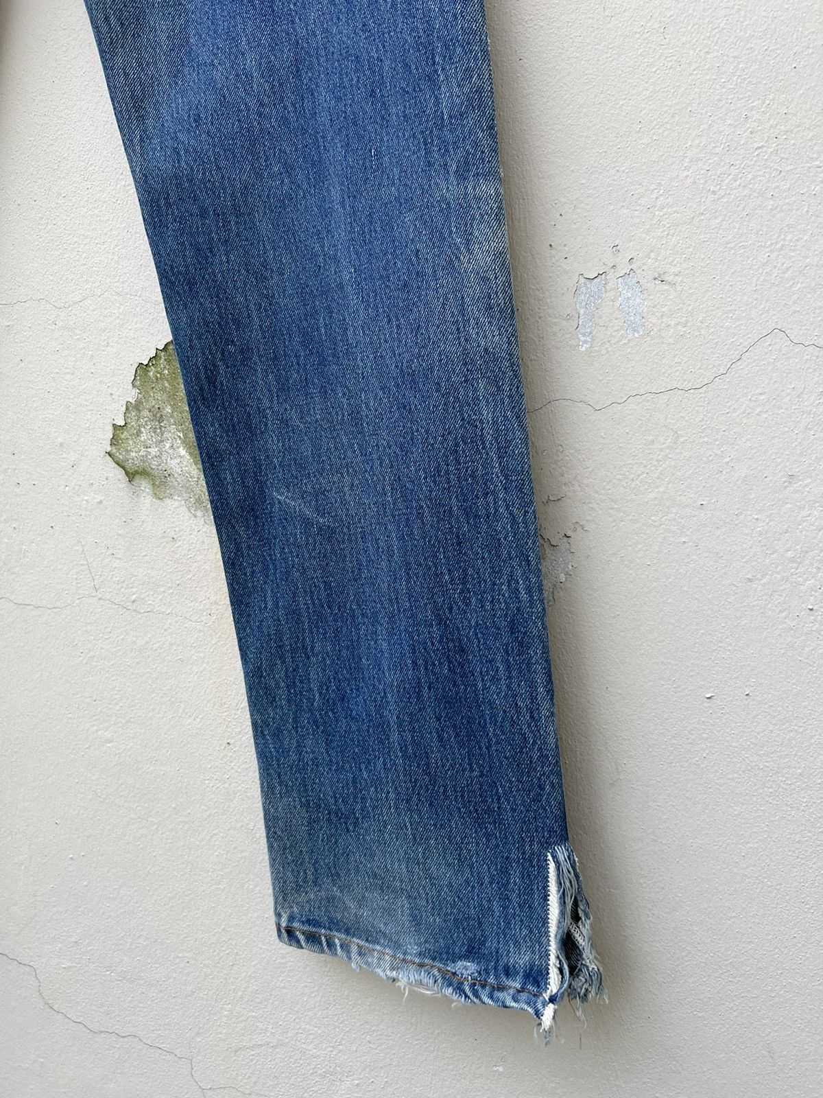 Levi's Vintage 80s Levi’s 505 Orange Tab Denim Trashed Jeans Size US 32 / EU 48 - 23 Thumbnail