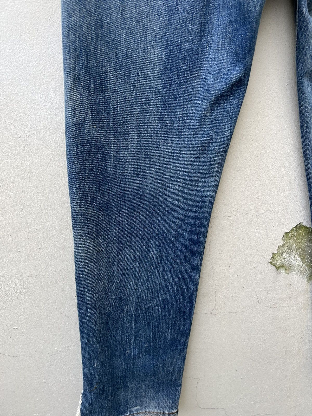 Levi's Vintage 80s Levi’s 505 Orange Tab Denim Trashed Jeans Size US 32 / EU 48 - 19 Thumbnail