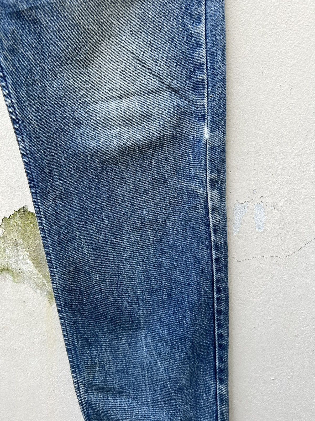 Levi's Vintage 80s Levi’s 505 Orange Tab Denim Trashed Jeans Size US 32 / EU 48 - 13 Thumbnail