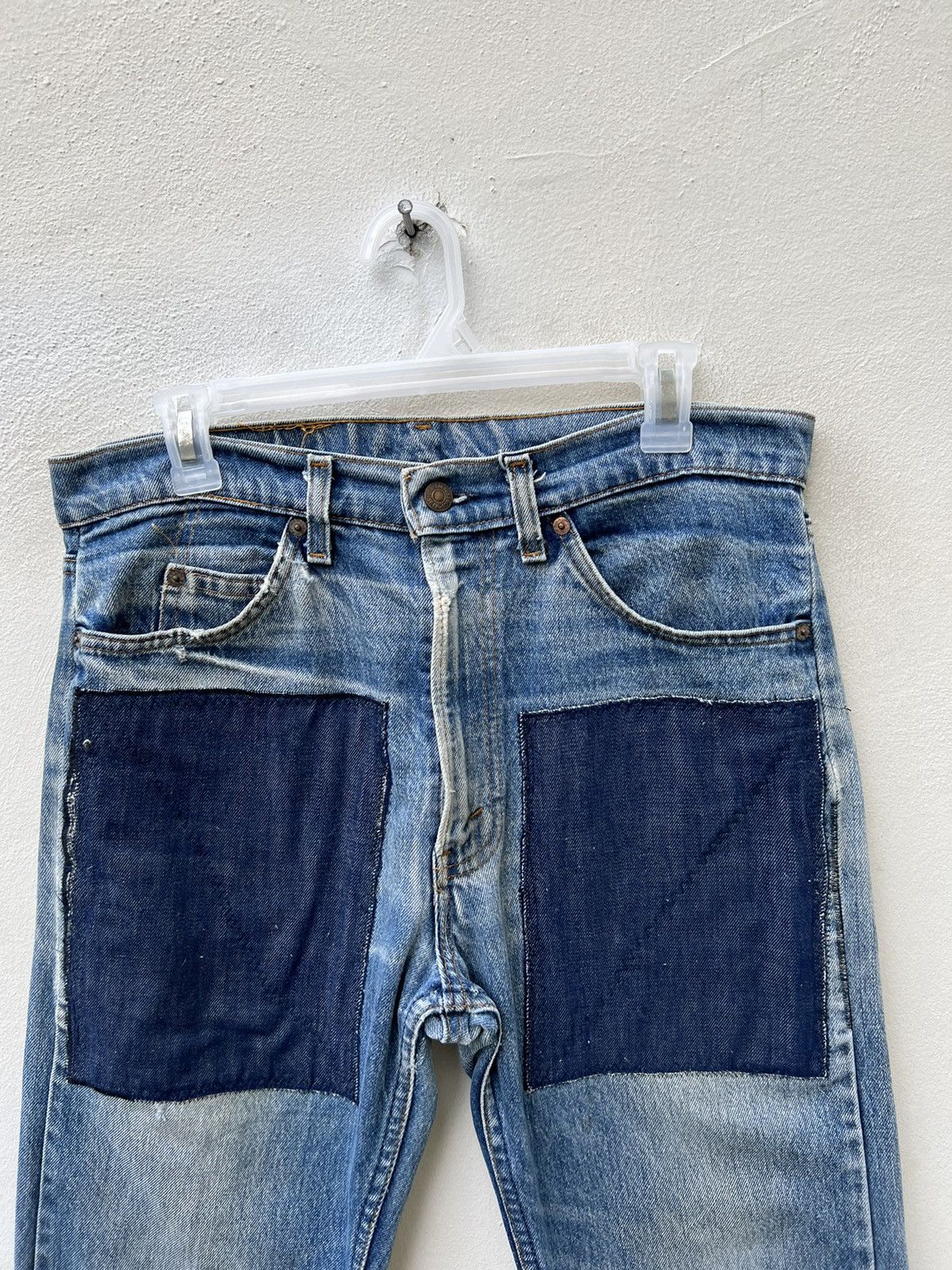 Levi's Vintage 80s Levi’s 505 Orange Tab Denim Trashed Jeans Size US 32 / EU 48 - 7 Thumbnail
