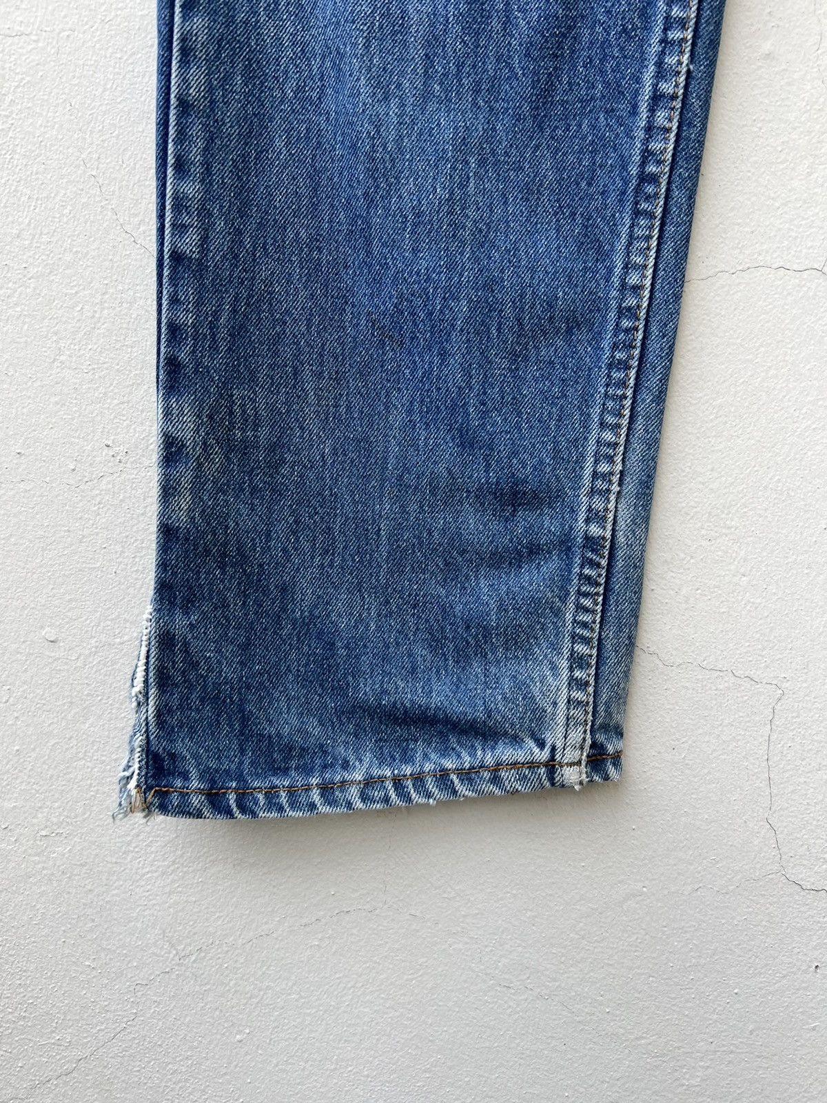Levi's Vintage 80s Levi’s 505 Orange Tab Denim Trashed Jeans Size US 32 / EU 48 - 11 Thumbnail