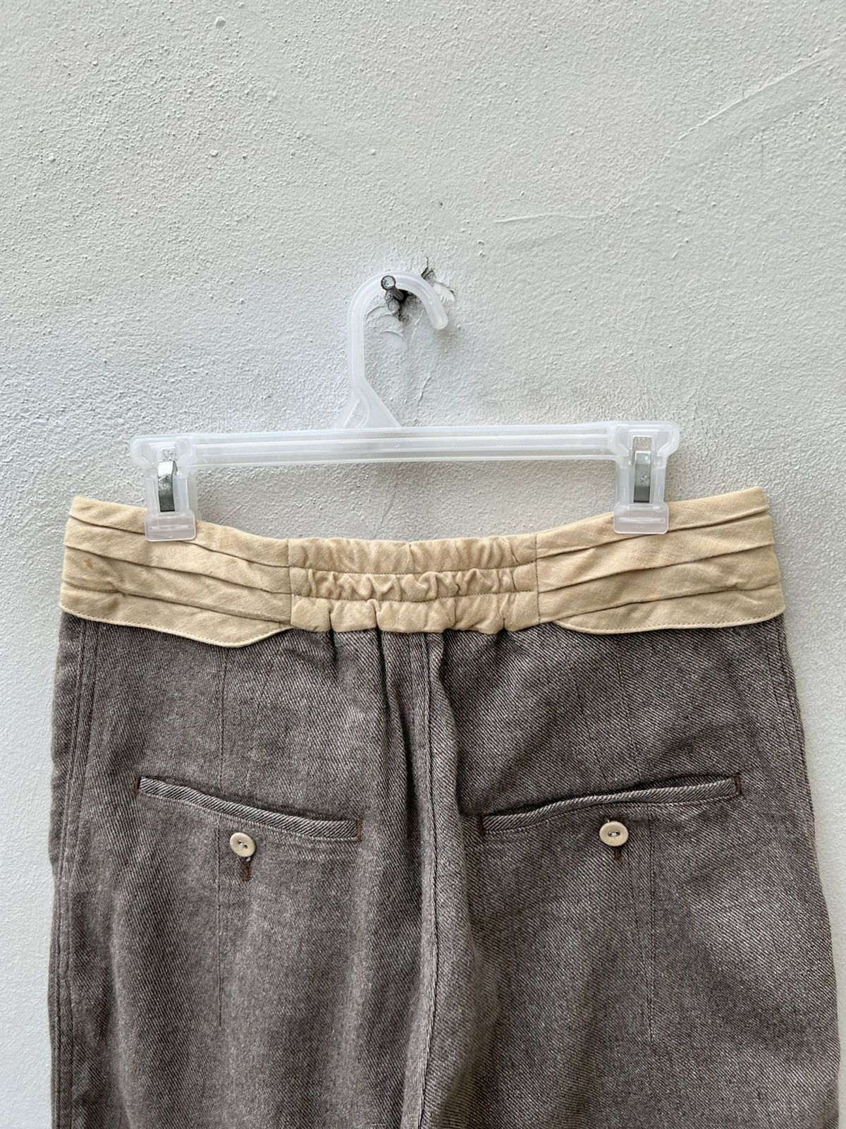 Sasquatchfabrix Sasquatchfabrix Japan Linen Blend Cropped Trouser Pant Size US 29 - 15 Thumbnail