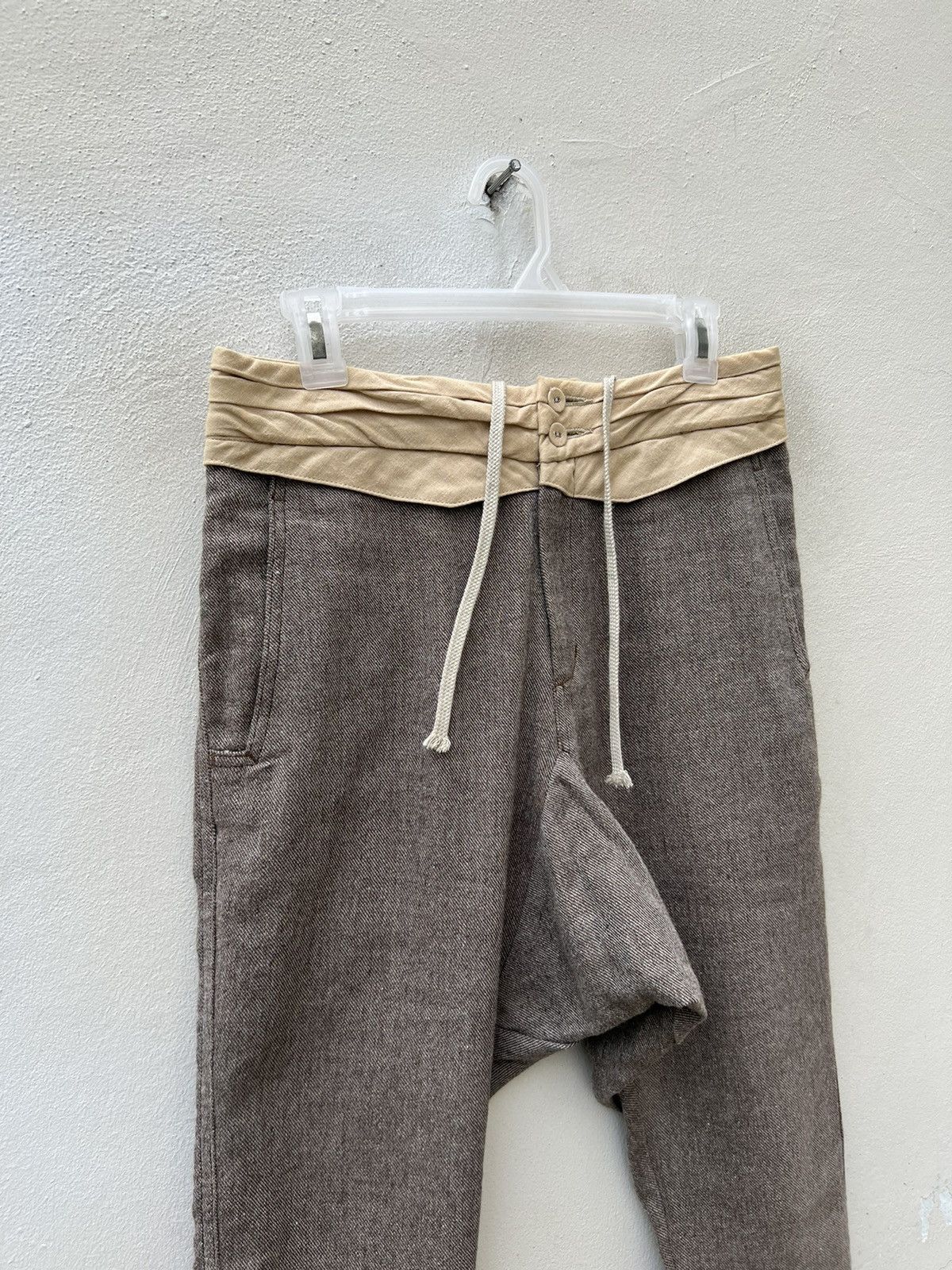 Sasquatchfabrix Sasquatchfabrix Japan Linen Blend Cropped Trouser Pant Size US 29 - 8 Thumbnail