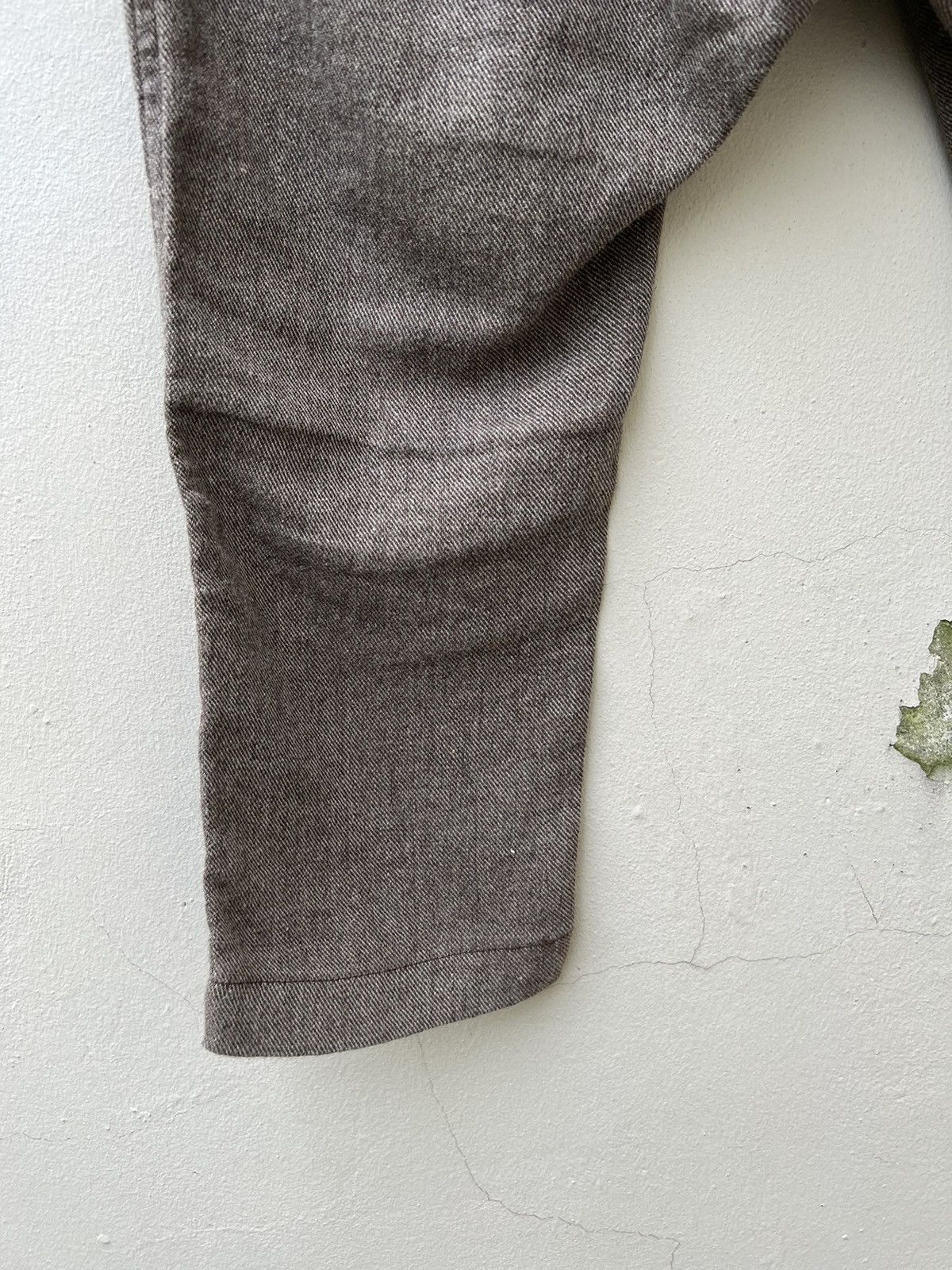 Sasquatchfabrix Sasquatchfabrix Japan Linen Blend Cropped Trouser Pant Size US 29 - 17 Thumbnail
