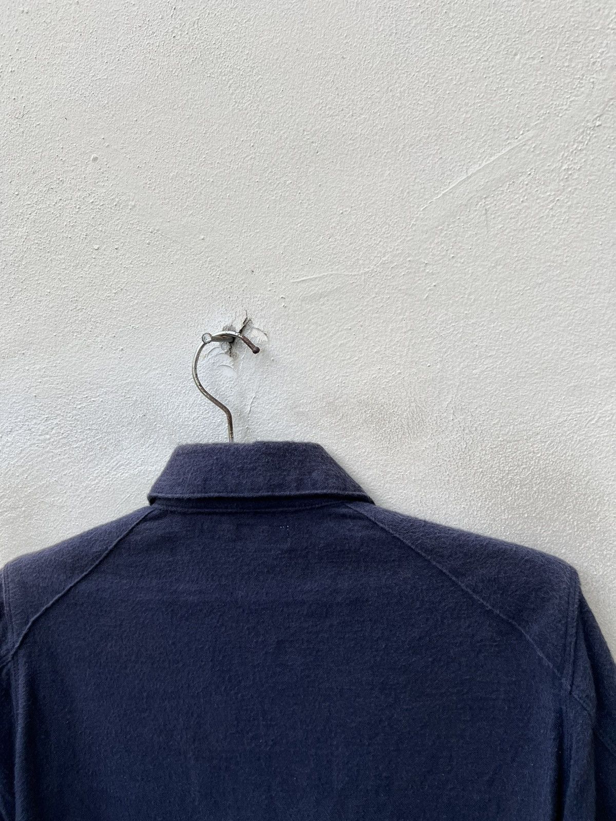 Fujito Fujito Japan Sun Fade Navy Blue 4 Pocket Zipper Jacket Shirt Size US S / EU 44-46 / 1 - 16 Thumbnail