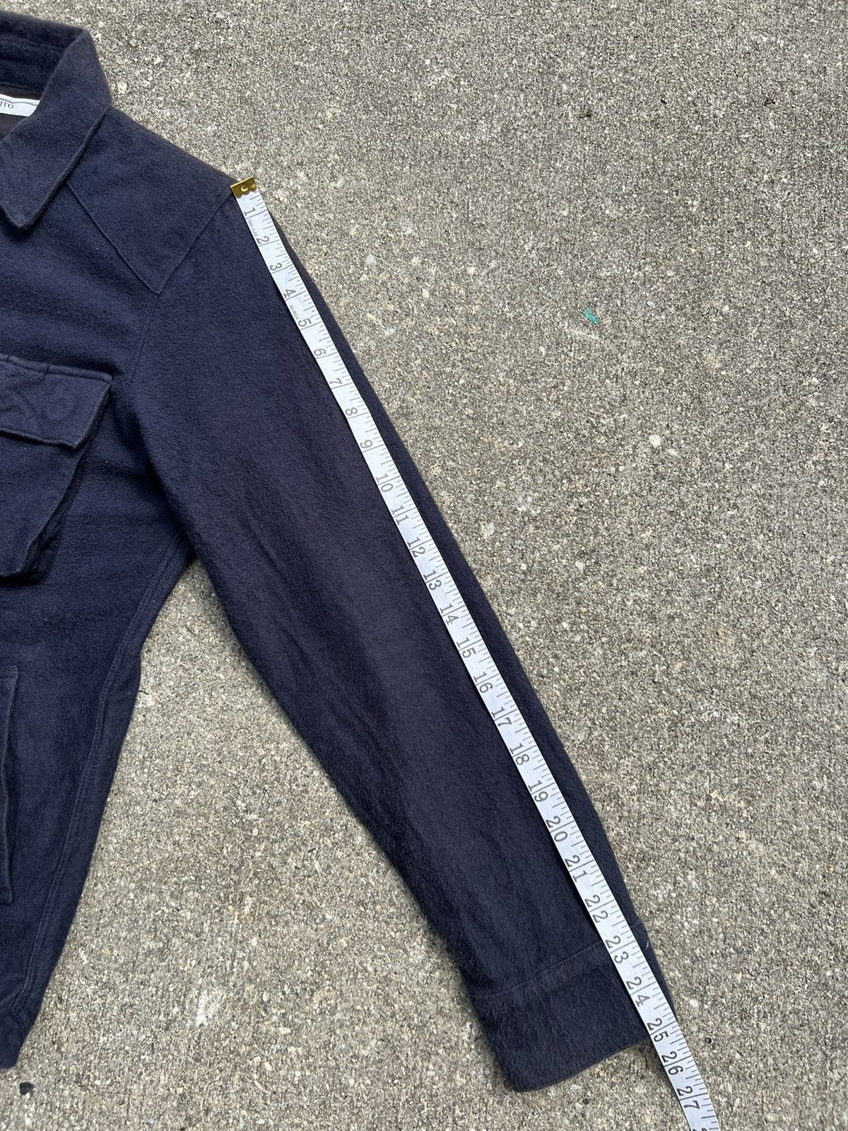 Fujito Fujito Japan Sun Fade Navy Blue 4 Pocket Zipper Jacket Shirt Size US S / EU 44-46 / 1 - 3 Thumbnail