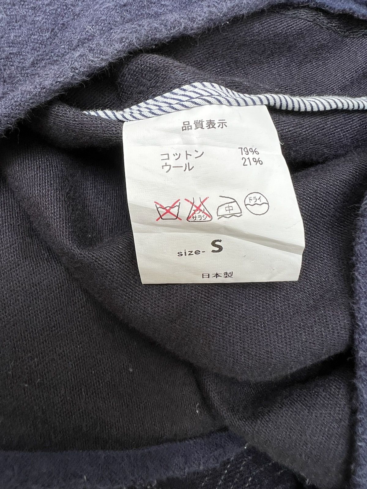 Fujito Fujito Japan Sun Fade Navy Blue 4 Pocket Zipper Jacket Shirt Size US S / EU 44-46 / 1 - 20 Thumbnail