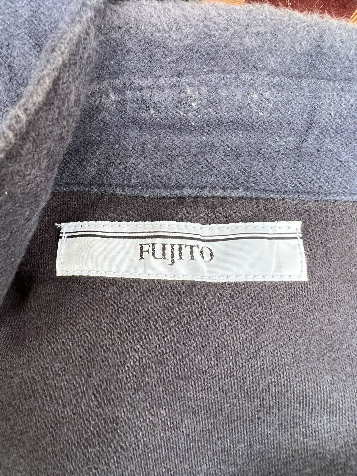 Fujito Fujito Japan Sun Fade Navy Blue 4 Pocket Zipper Jacket Shirt Size US S / EU 44-46 / 1 - 19 Thumbnail