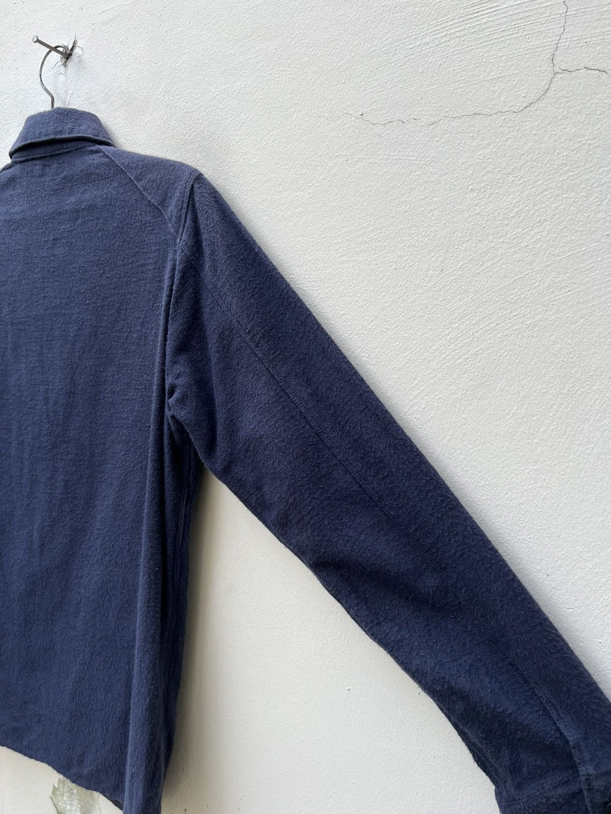 Fujito Fujito Japan Sun Fade Navy Blue 4 Pocket Zipper Jacket Shirt Size US S / EU 44-46 / 1 - 15 Thumbnail