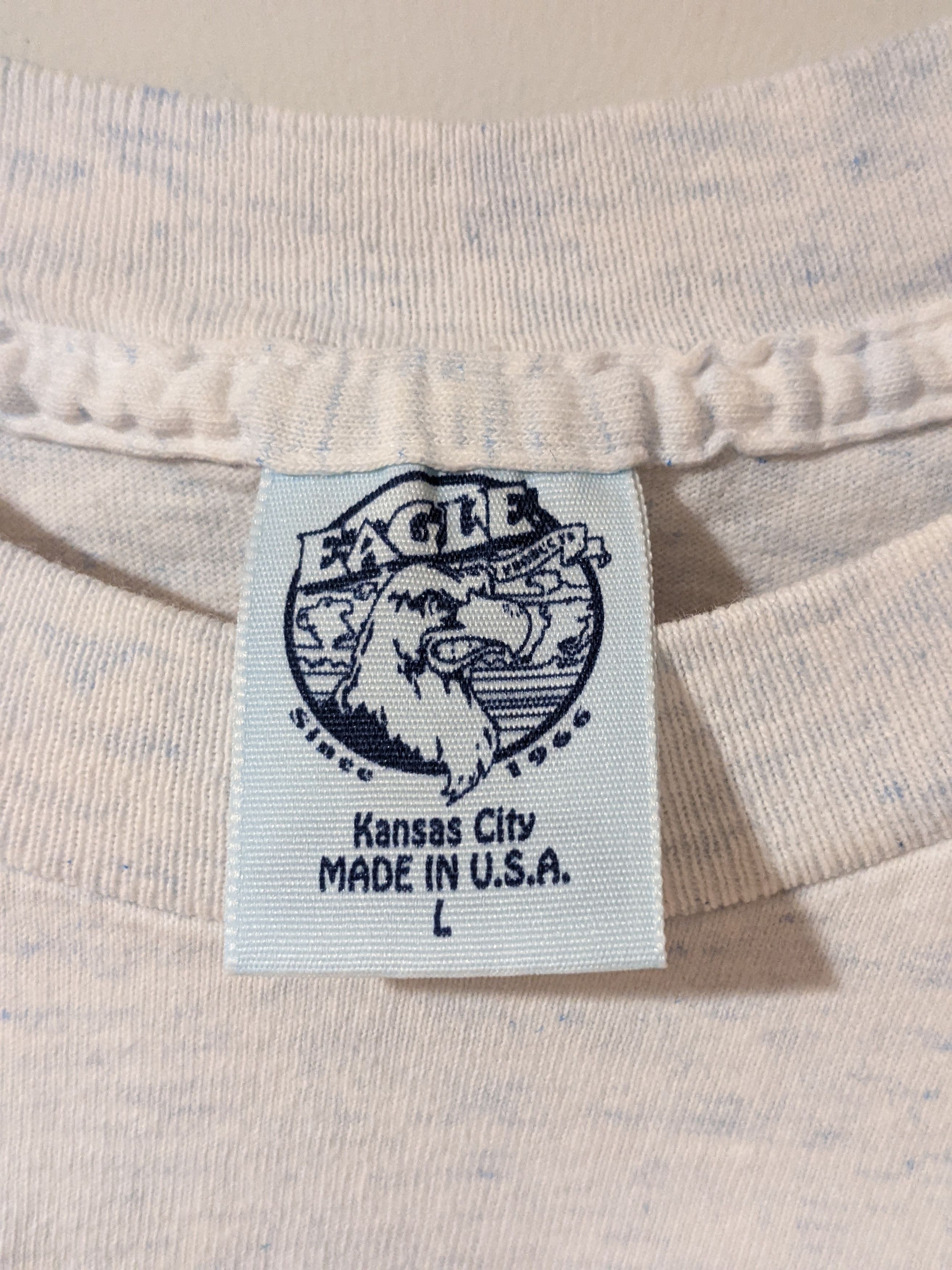 Vintage Vintage 1995 Wolf Animal Made in USA Single Stitch T-shirt Size US L / EU 52-54 / 3 - 8 Thumbnail