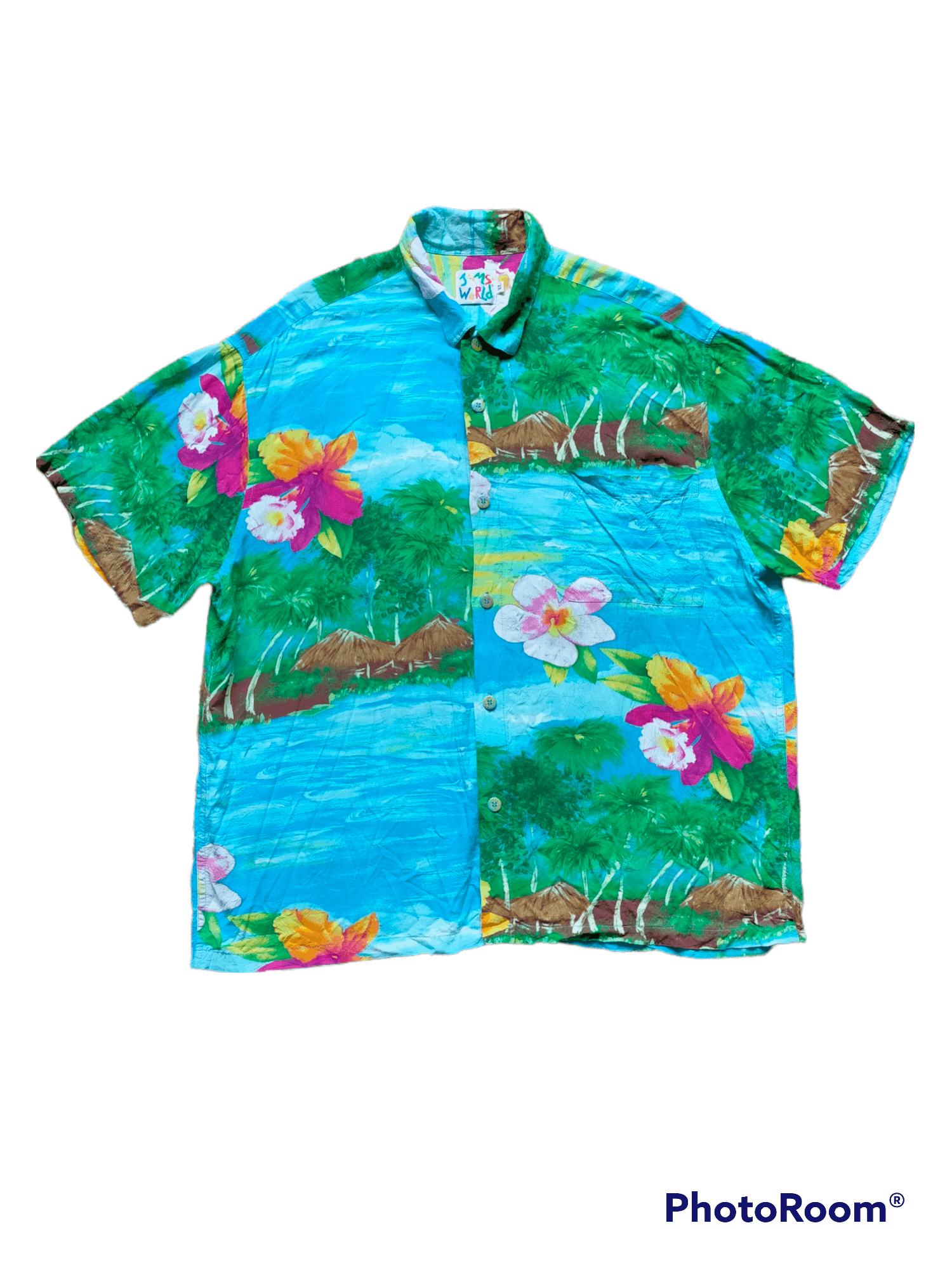 Jams World Vintage 80s Jams World Hawaii Rayon Button up Size US XL / EU 56 / 4 - 2 Thumbnail