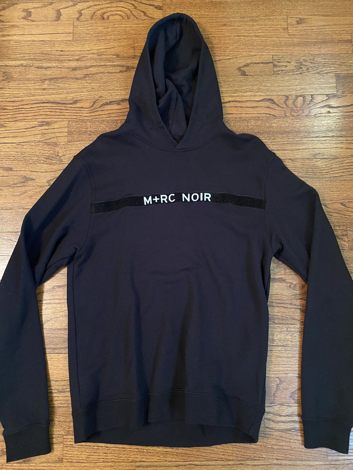M+Rc Noir Velcro Logo Hoodie | Grailed