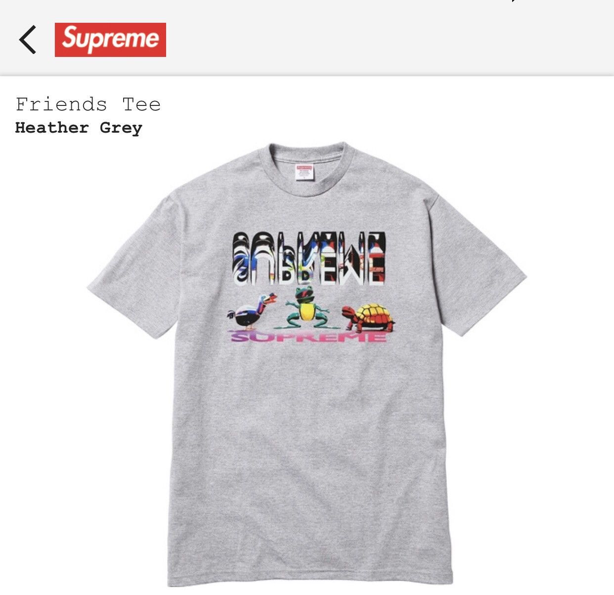 Supreme animal clearance tee