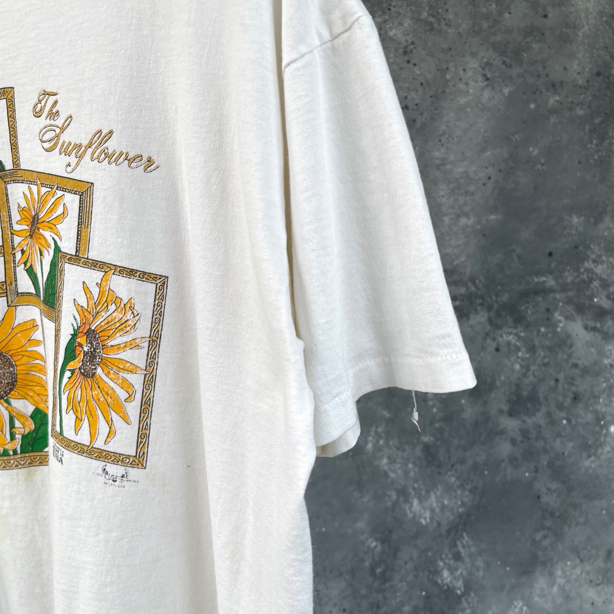 Vintage Vintage The Sunflower T-shirt Size US XL / EU 56 / 4 - 6 Thumbnail