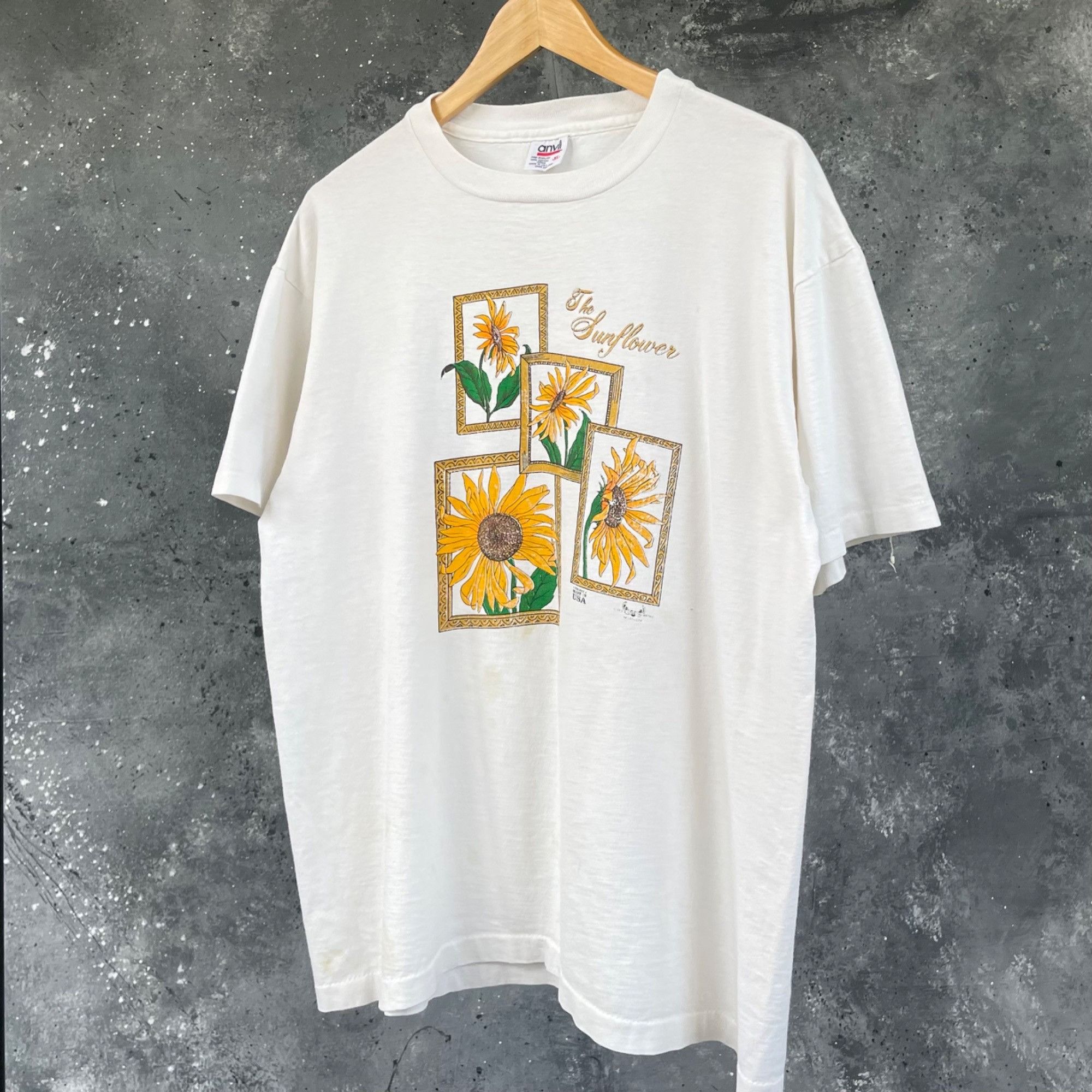 Vintage Vintage The Sunflower T-shirt Size US XL / EU 56 / 4 - 1 Thumbnail