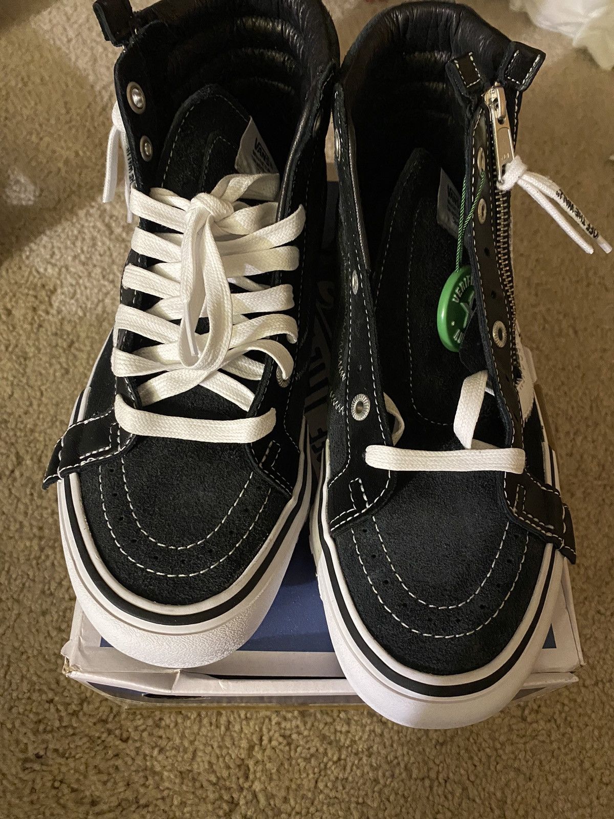 Vans Deconstructed Sk 8 Hi Black Grailed