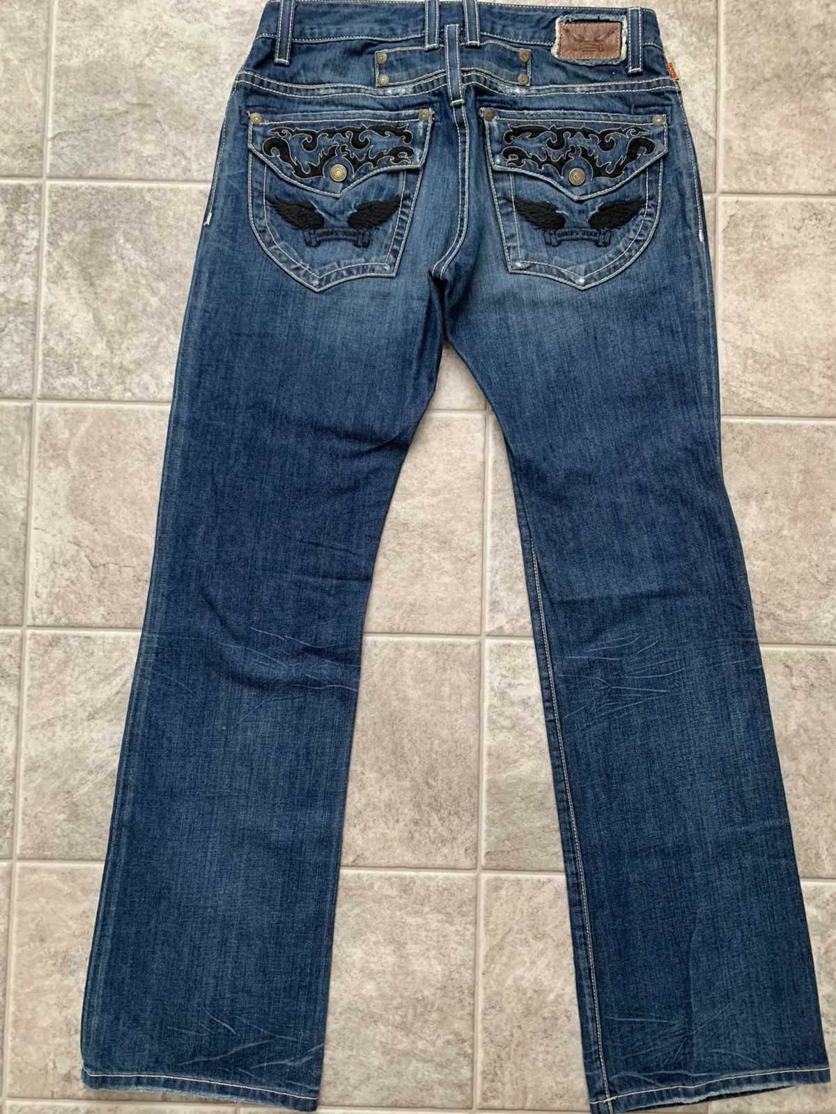 Robins Jeans Robins Jean ‘Black Wings’ Jeans Size US 32 / EU 48 - 2 Preview