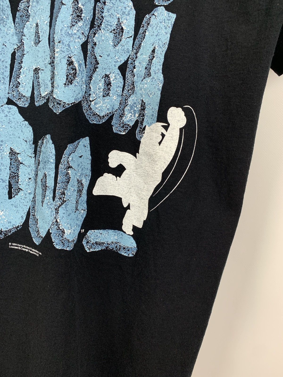 Cartoon Network 1994 Flintstones Yabba Dabba Doo Single Stitch Black T-Shirt Size US M / EU 48-50 / 2 - 16 Thumbnail
