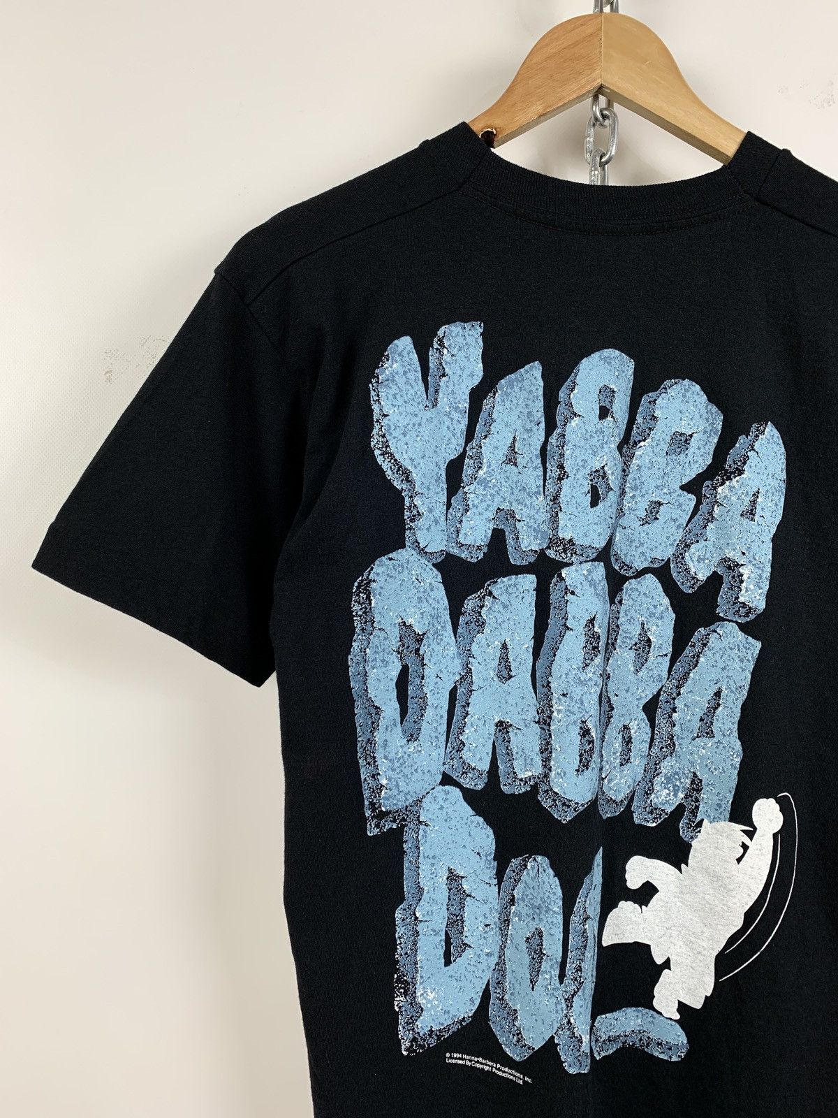 Cartoon Network 1994 Flintstones Yabba Dabba Doo Single Stitch Black T-Shirt Size US M / EU 48-50 / 2 - 6 Thumbnail