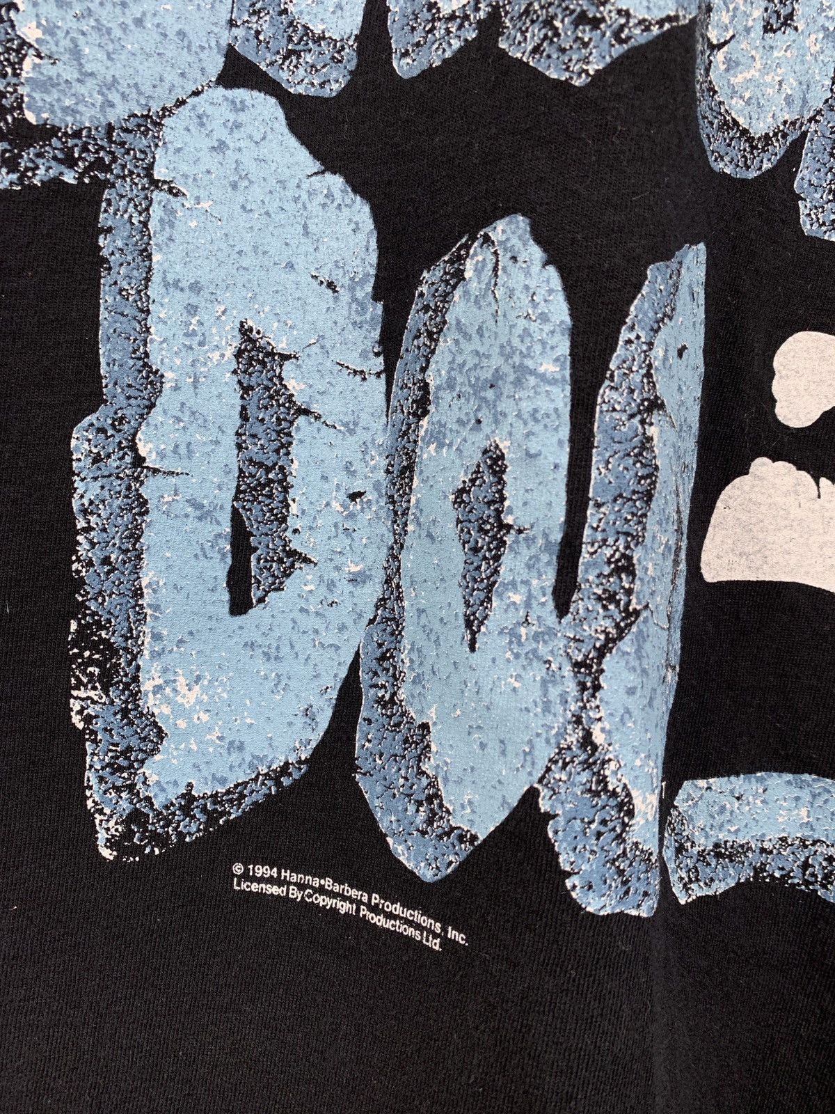Cartoon Network 1994 Flintstones Yabba Dabba Doo Single Stitch Black T-Shirt Size US M / EU 48-50 / 2 - 17 Thumbnail