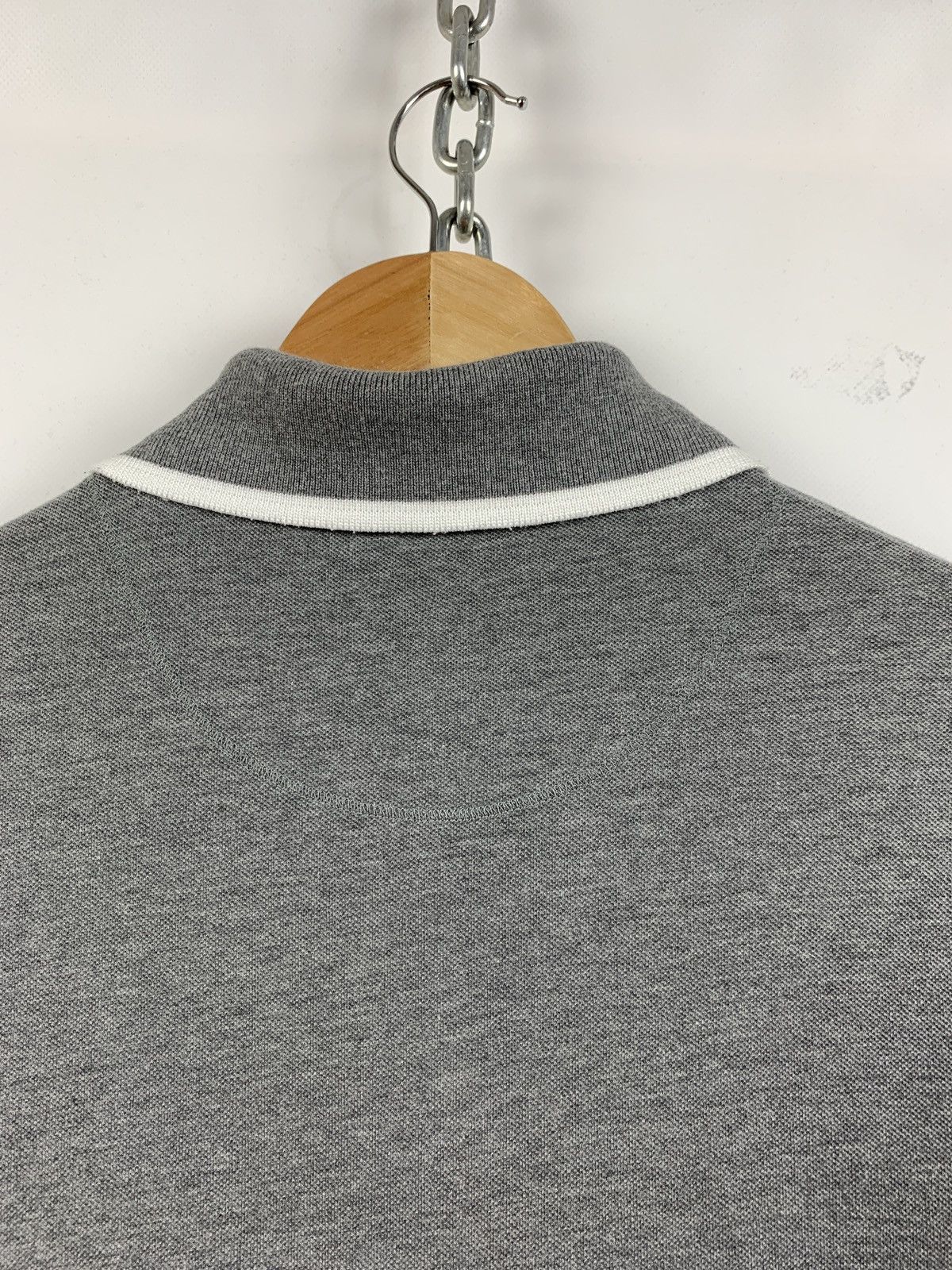 Vivienne Westwood Vivienne Westwood Grey/White Polo Shirt Size US L / EU 52-54 / 3 - 11 Thumbnail