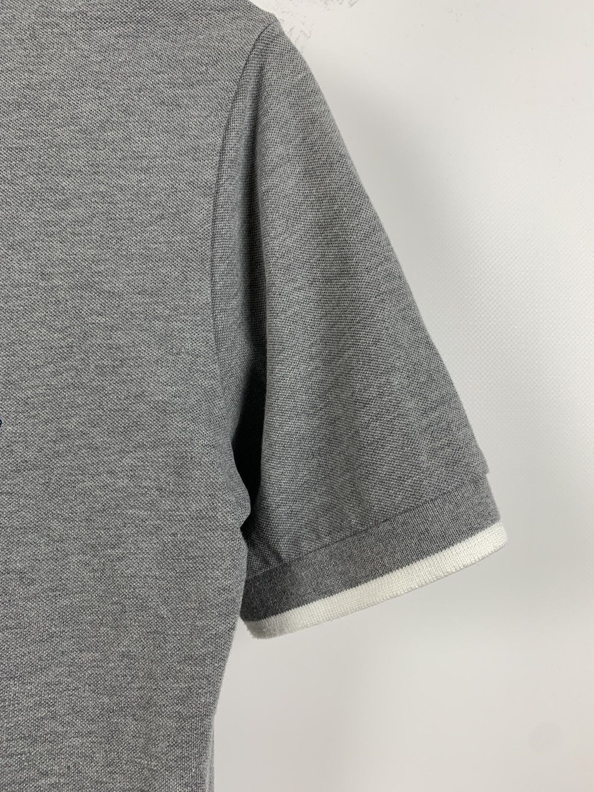 Vivienne Westwood Vivienne Westwood Grey/White Polo Shirt Size US L / EU 52-54 / 3 - 6 Thumbnail