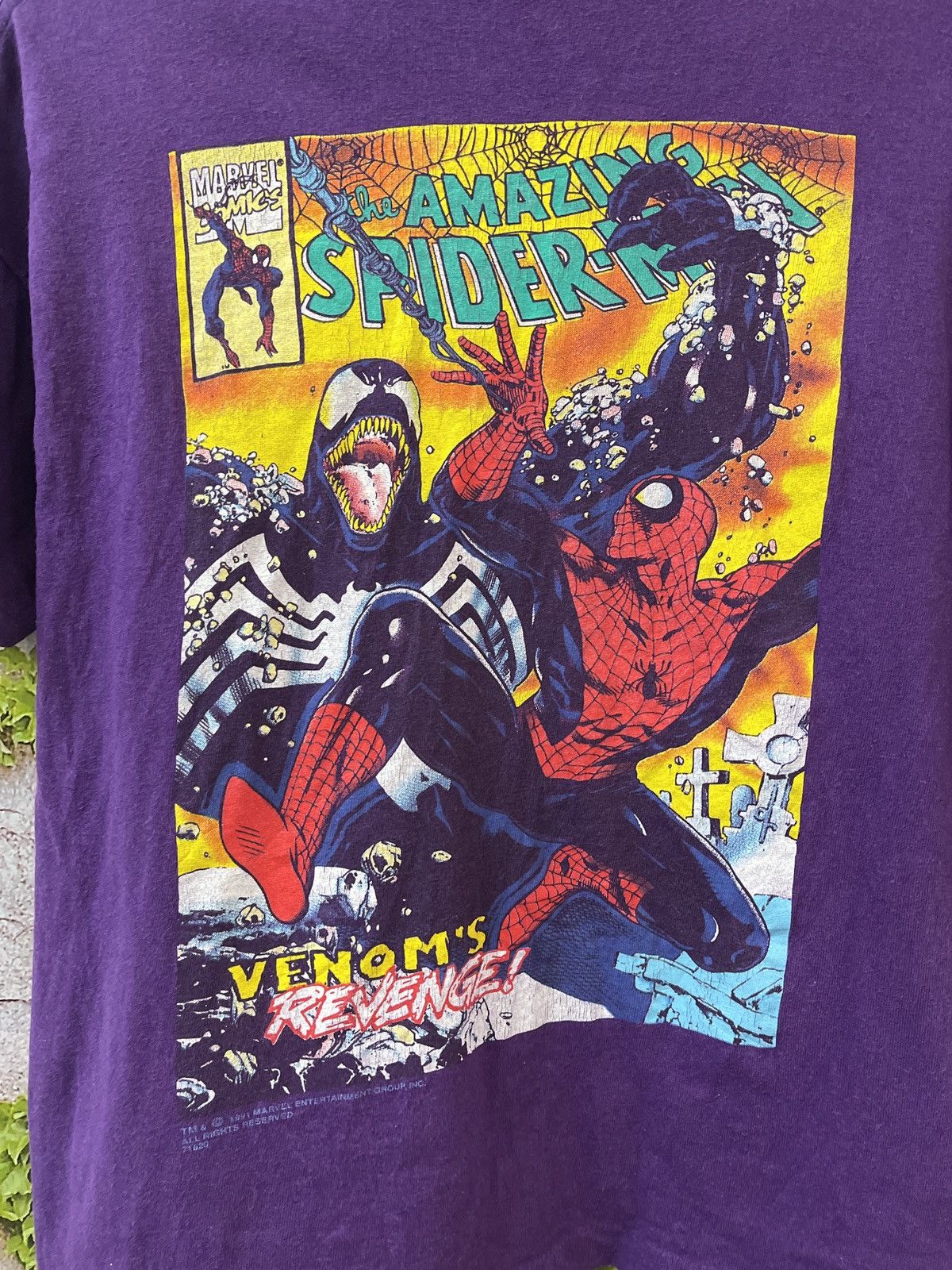 Marvel Comics × Vintage VINTAGE 90S MARVEL COMICS PHOTO TEE VERY RARE Size US M / EU 48-50 / 2 - 2 Thumbnail