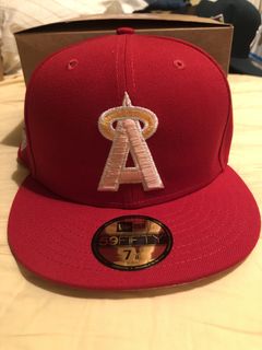 HAT CLUB SIZE 7 1/2 EXCLUSIVE 59FIFTY GREAT OUTDOORS LOS ANGELES CA ANGELS  OLIVE