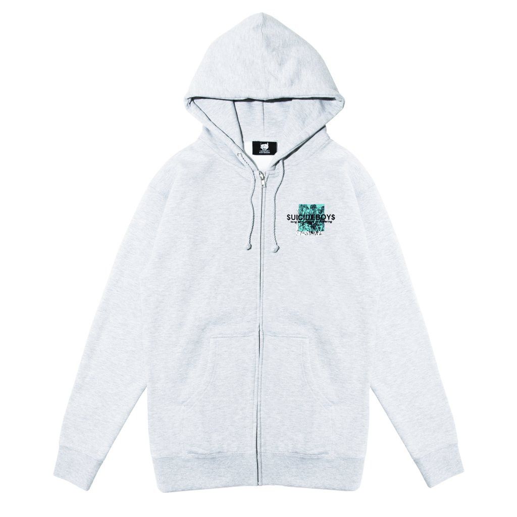 Suicideboys retailer grey zip up hoodie