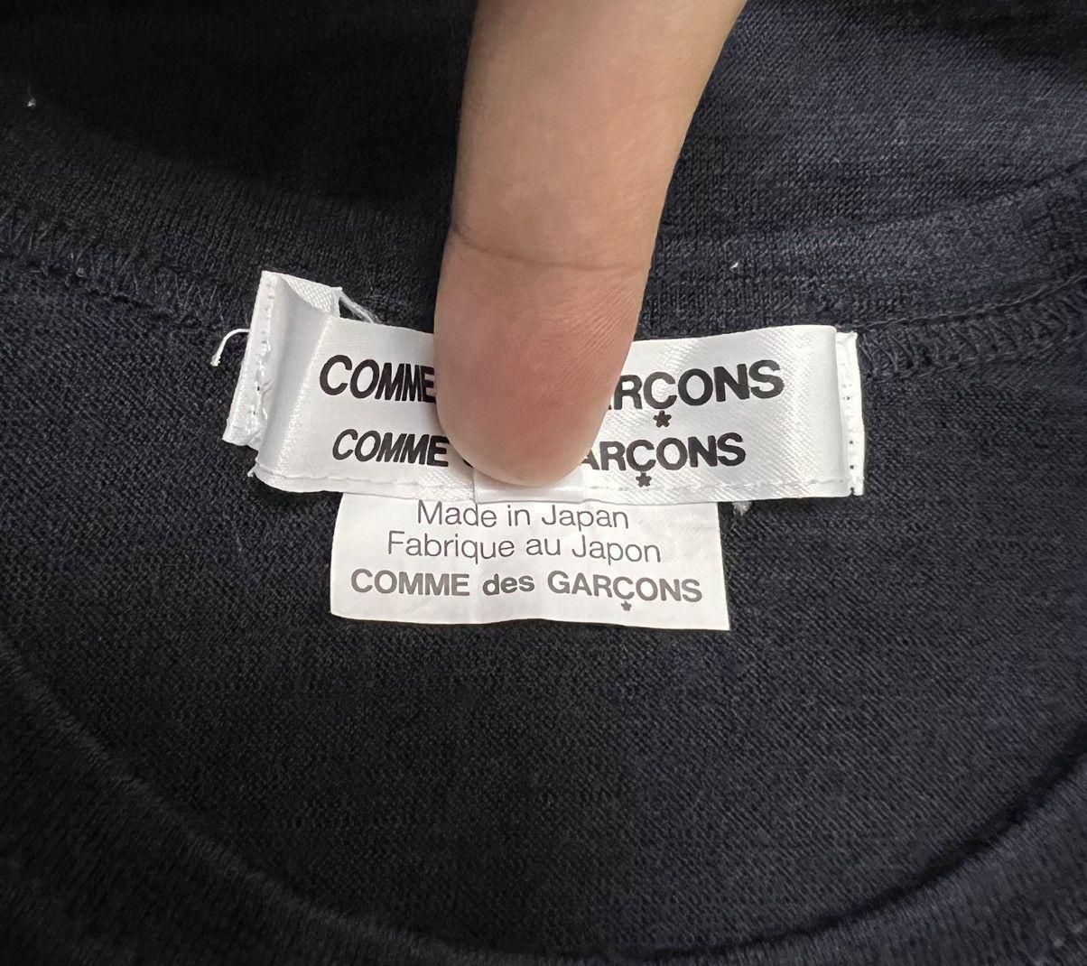 Comme des Garcons A/W 08’ Wool Jersey Scalloped Bleach Knit Cut&Sew L/S Size US M / EU 48-50 / 2 - 13 Thumbnail