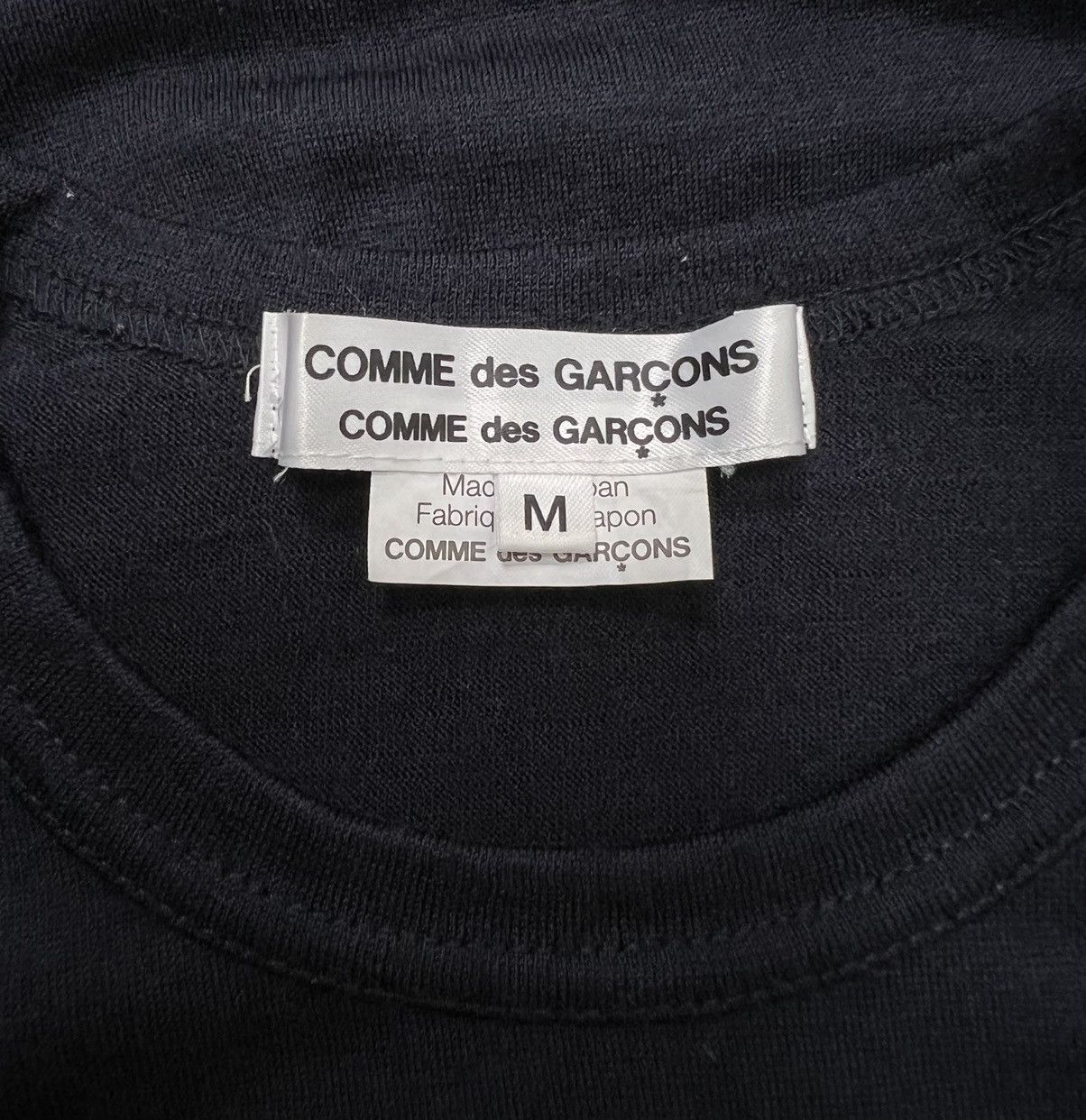 Comme des Garcons A/W 08’ Wool Jersey Scalloped Bleach Knit Cut&Sew L/S Size US M / EU 48-50 / 2 - 12 Thumbnail