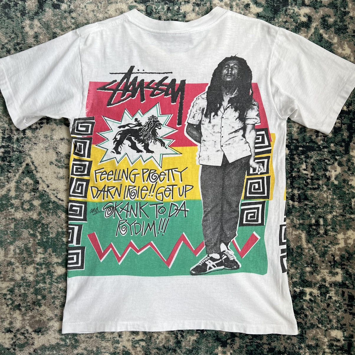 Vintage Vtg80's Mega rare Stussy Bob marley | Grailed