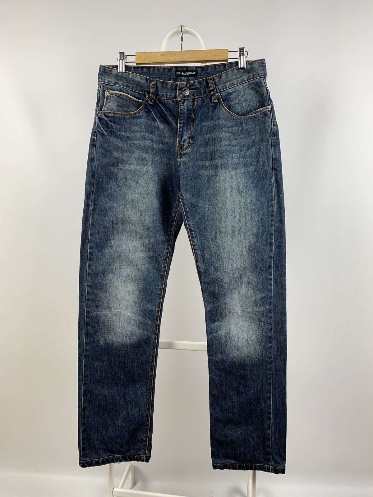 Dolce & Gabbana 00s Vintage Dolce&Gabbana Denim Jeans Pants Size US 32 / EU 48 - 2 Thumbnail