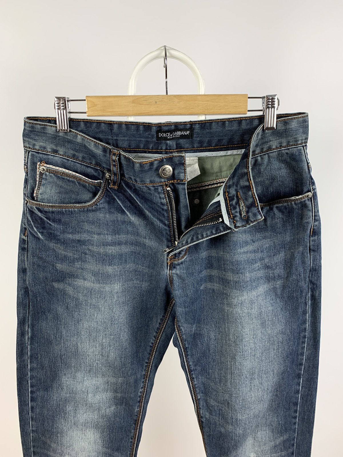 Dolce & Gabbana 00s Vintage Dolce&Gabbana Denim Jeans Pants Size US 32 / EU 48 - 5 Thumbnail