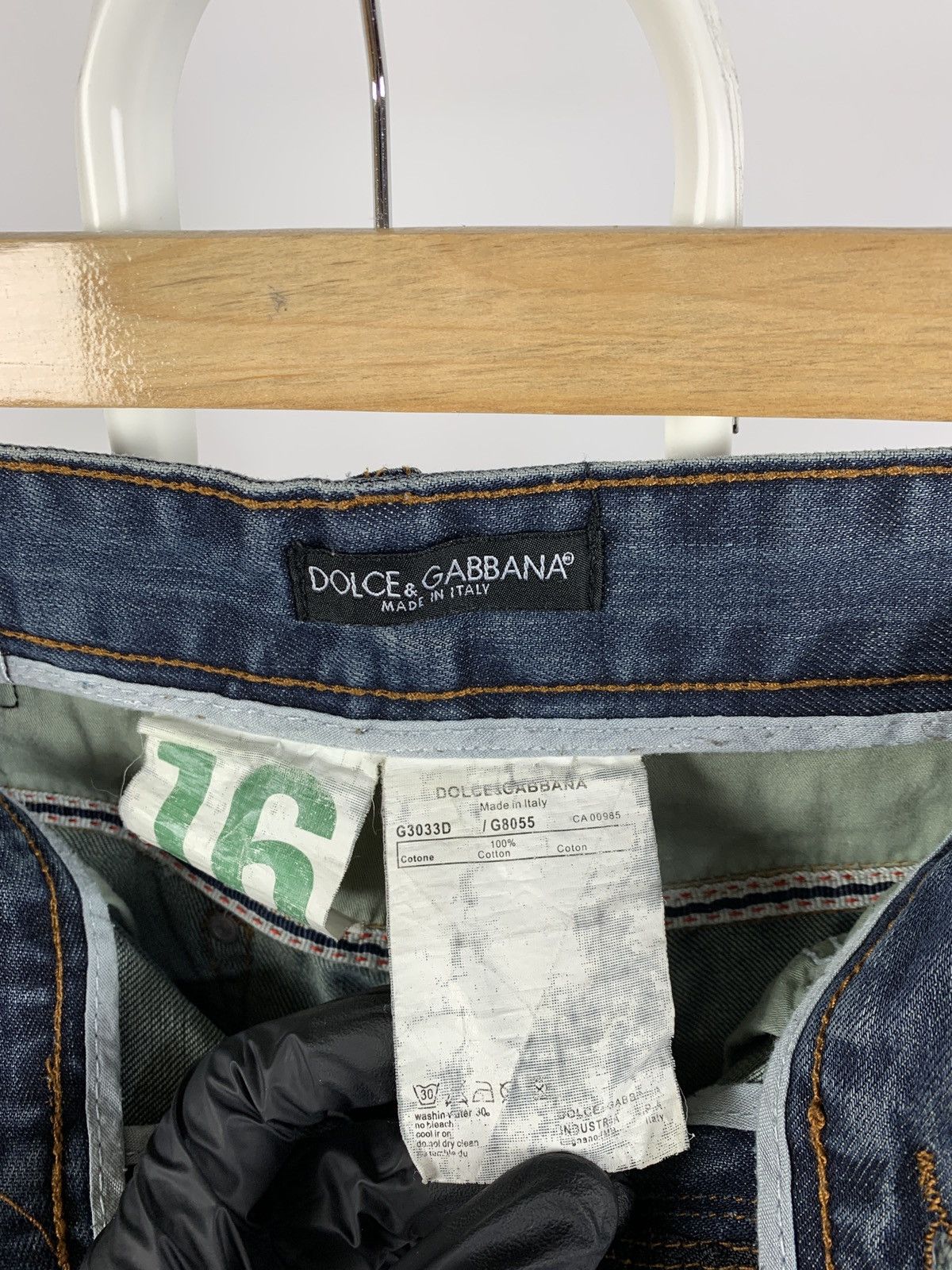 Dolce & Gabbana 00s Vintage Dolce&Gabbana Denim Jeans Pants Size US 32 / EU 48 - 20 Thumbnail