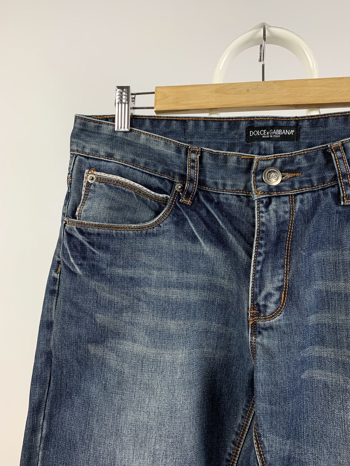 Dolce & Gabbana 00s Vintage Dolce&Gabbana Denim Jeans Pants Size US 32 / EU 48 - 12 Thumbnail