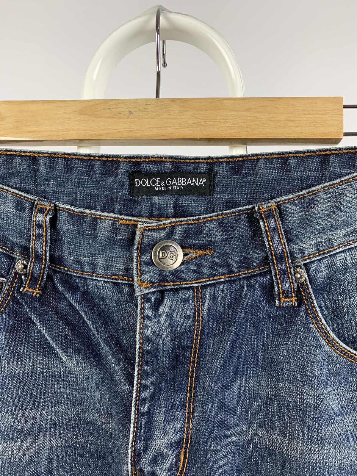 Dolce & Gabbana 00s Vintage Dolce&Gabbana Denim Jeans Pants Size US 32 / EU 48 - 13 Thumbnail