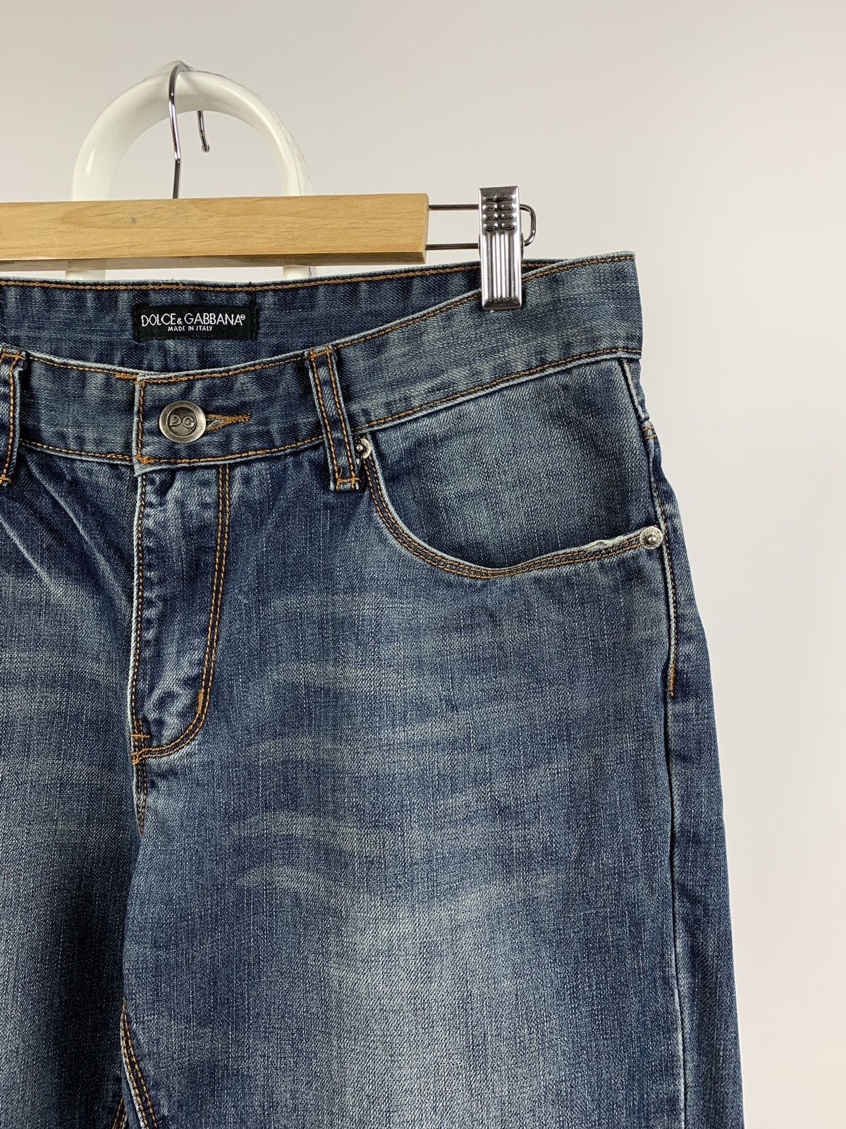 Dolce & Gabbana 00s Vintage Dolce&Gabbana Denim Jeans Pants Size US 32 / EU 48 - 11 Thumbnail
