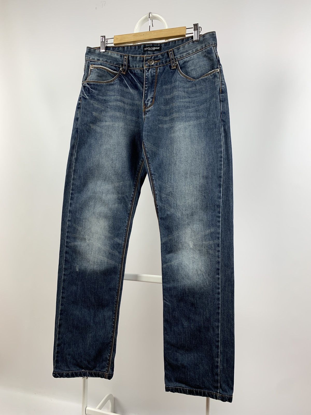 Dolce & Gabbana 00s Vintage Dolce&Gabbana Denim Jeans Pants Size US 32 / EU 48 - 7 Thumbnail