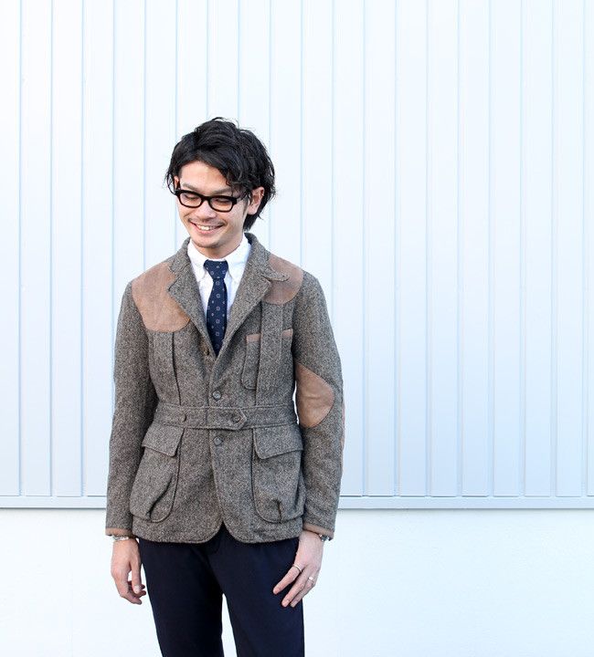 Engineered Garments Homespun Tweed Norfolk Jacket | Grailed