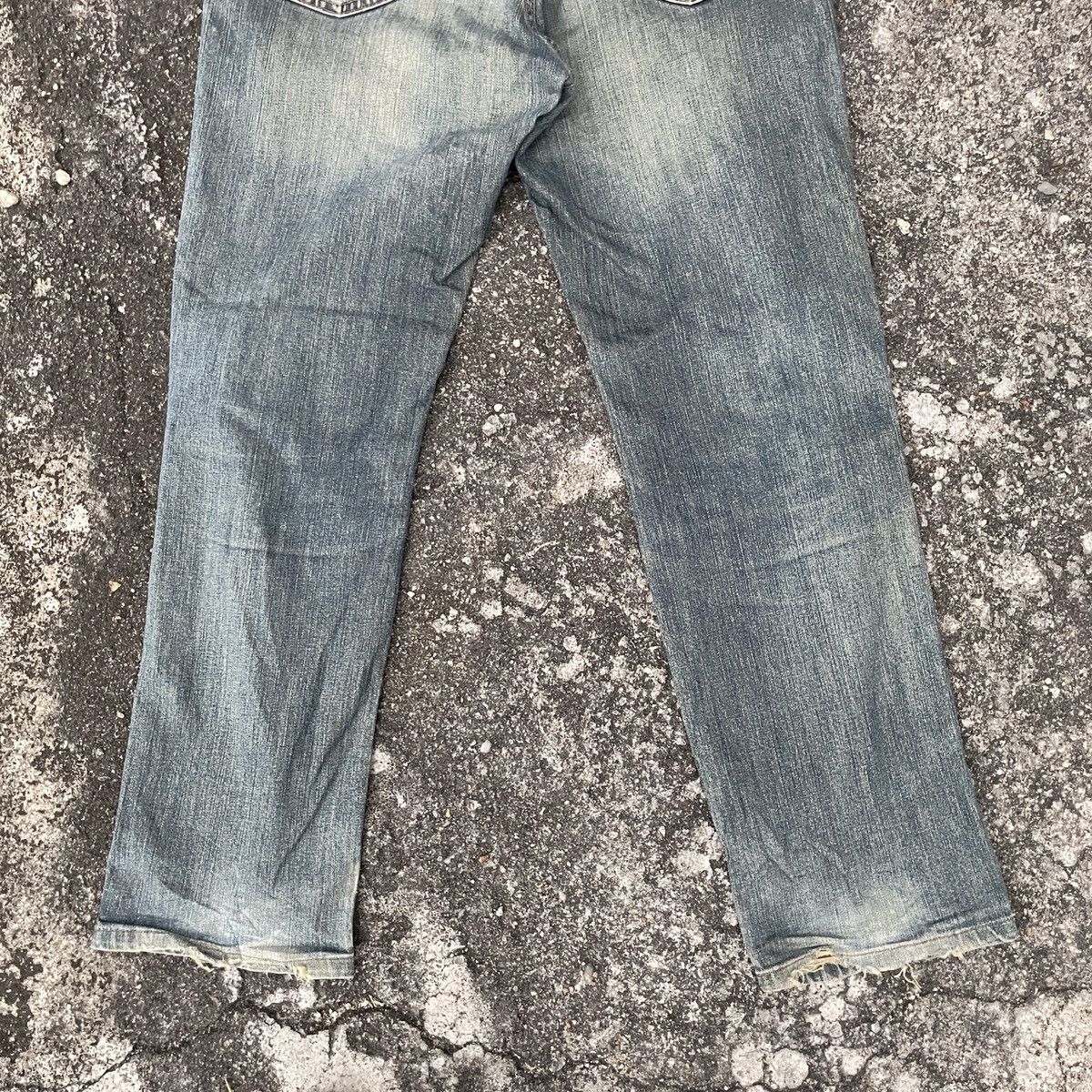 Wrangler Vintage Wrangler Distressed Denim Jeans Size US 33 - 11 Thumbnail