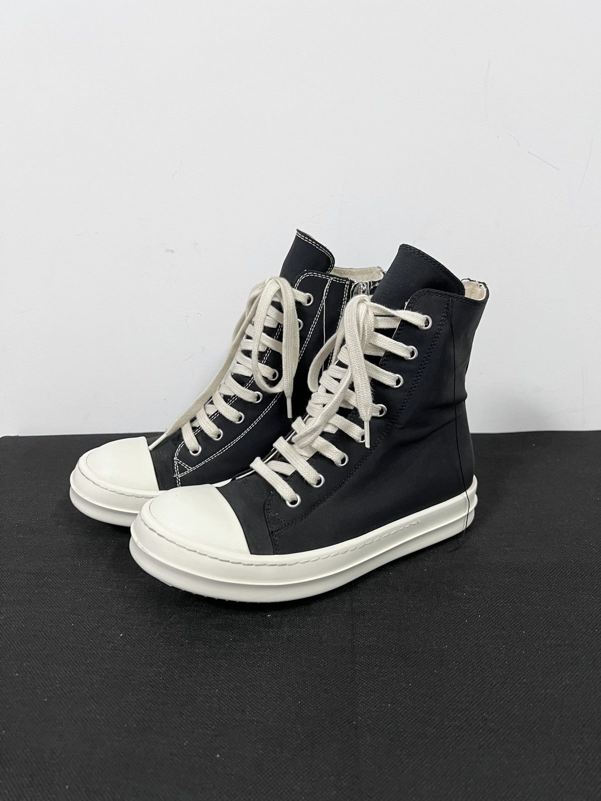 Rick Owens Drkshdw Rick owens drkshdw ss19 ramones high top sneakers sz35 Size US 5 / IT 35 - 1 Thumbnail