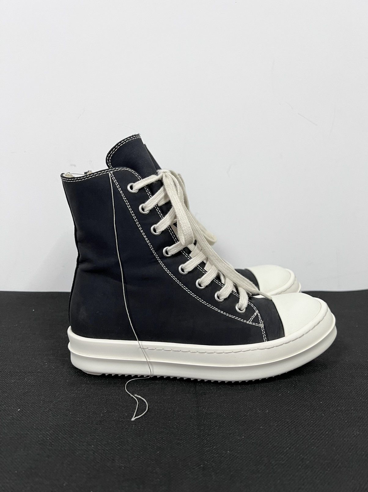 Rick owens drkshdw ss19 ramones high top sneakers sz35