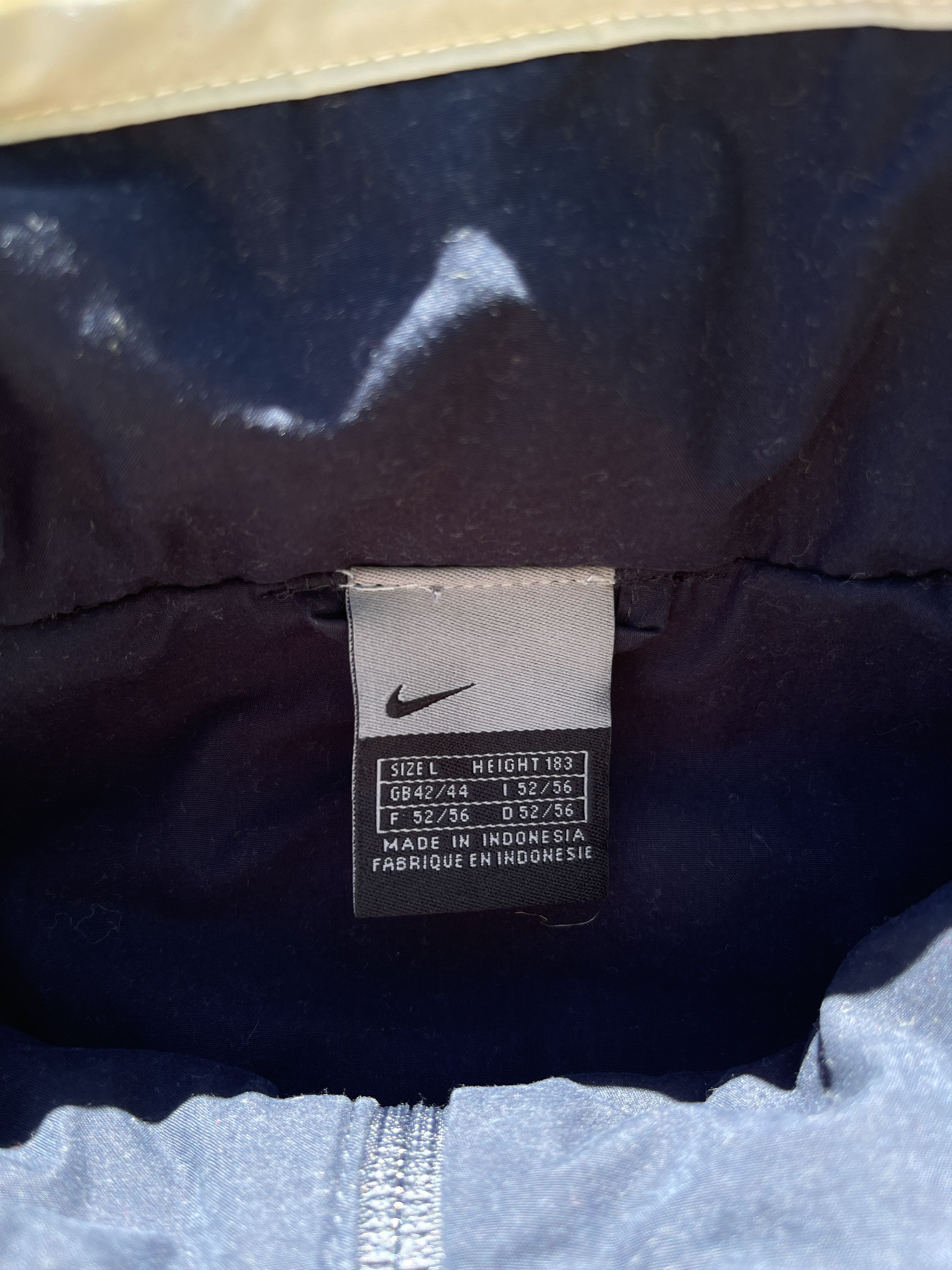 Nike × Vintage Vintage Nike Nylon Full Zip Jacket Size US L / EU 52-54 / 3 - 4 Thumbnail