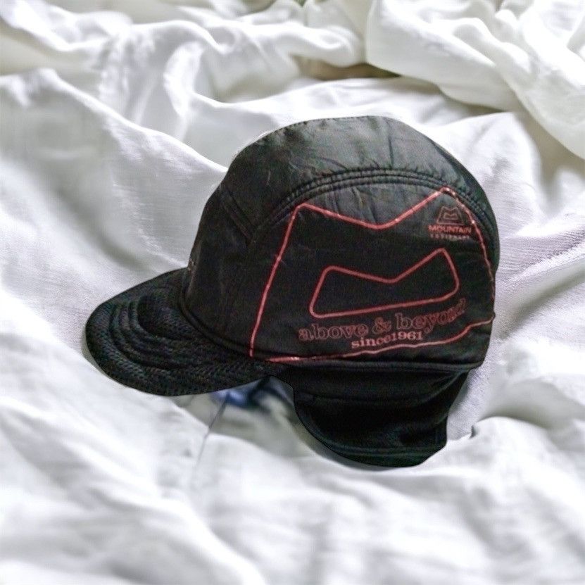image of Mountain Hardwear x Outdoor Cap Mountain Equipment Earflap Outdoor Cap in Black, Men's