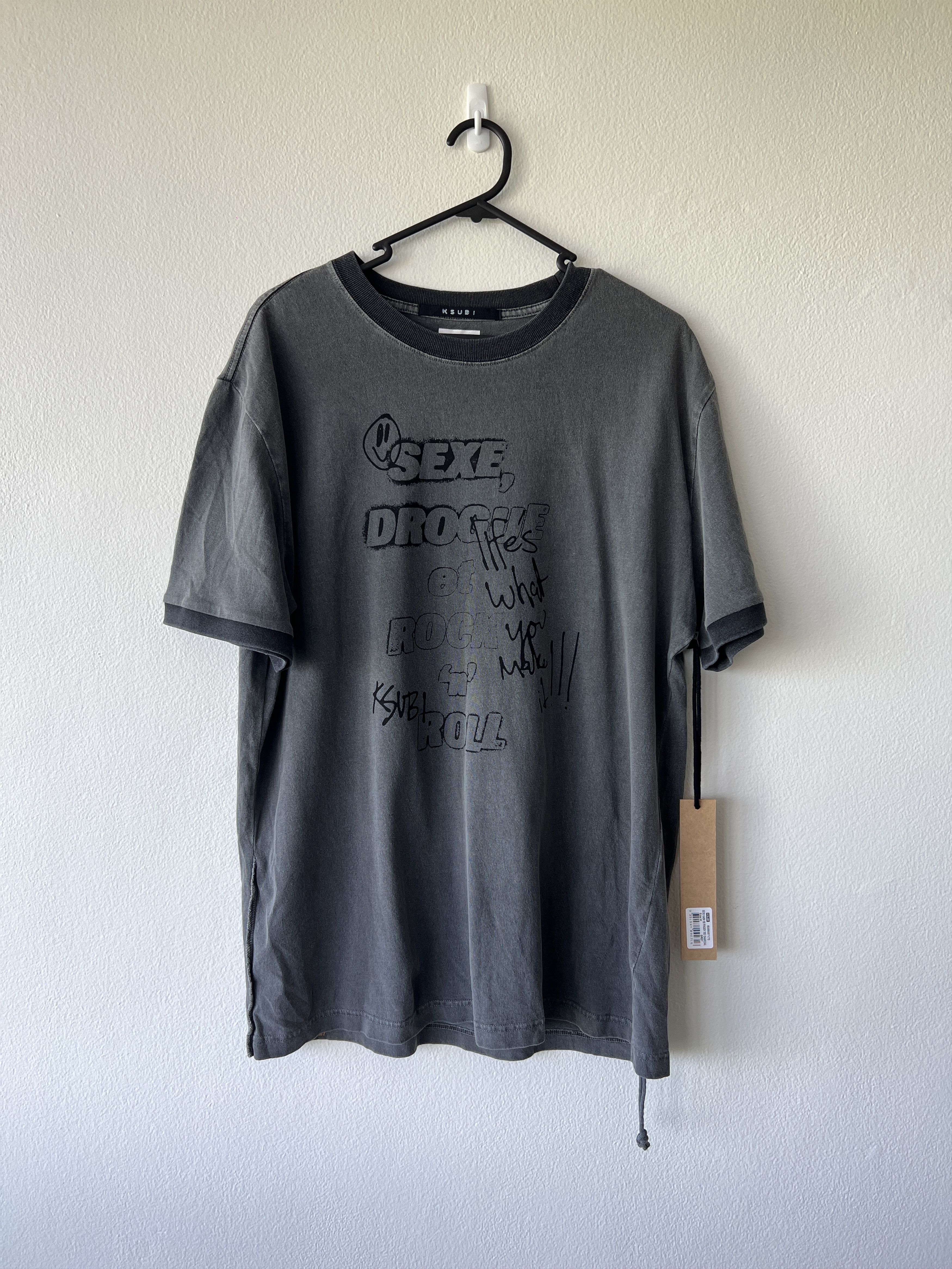 Ksubi kash ringer sexe short sleeve tee shirt | Grailed