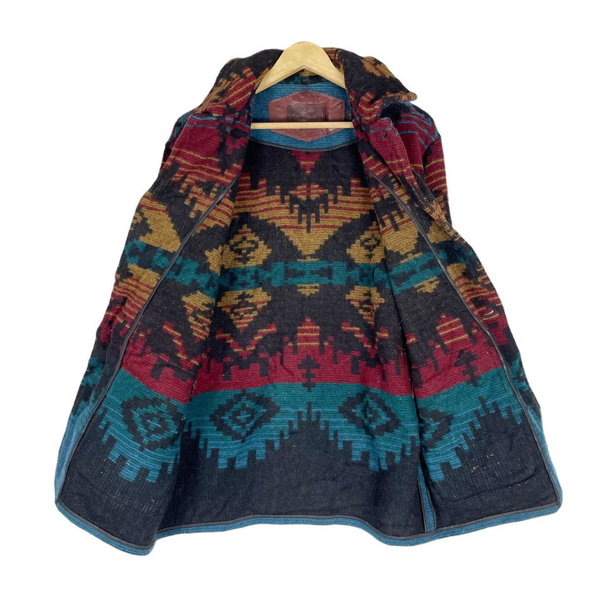 Native × Woolrich Woolen Mills 🔥WOOLRICH AZTEC WOOL BUTTON JACKET Size US M / EU 48-50 / 2 - 8 Thumbnail